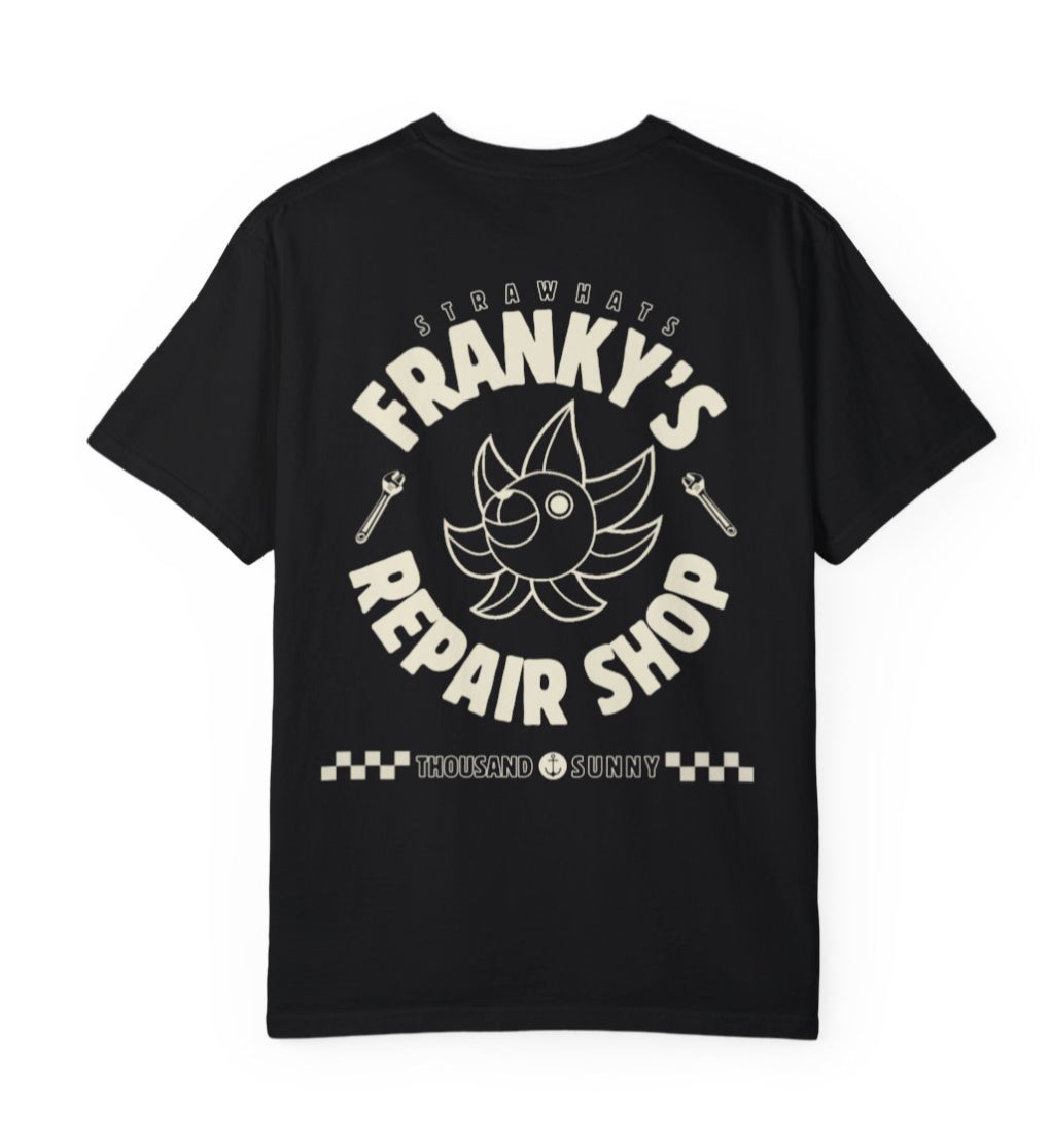 Frankys Repair Shop Vintage Relaxed Fit AnimeT-shirt