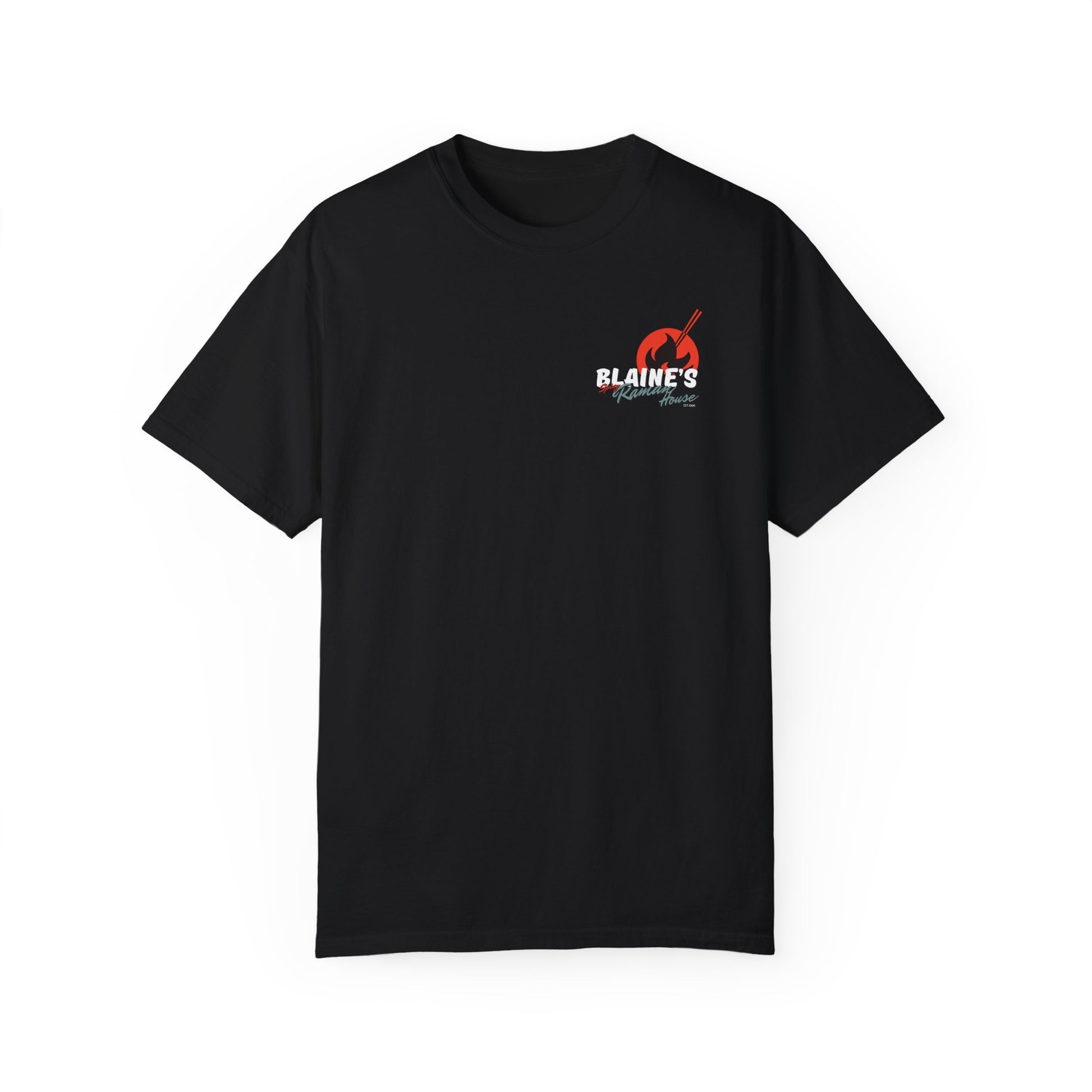 Blaine's Ramen House Unisex Garment-Dyed T-shirt