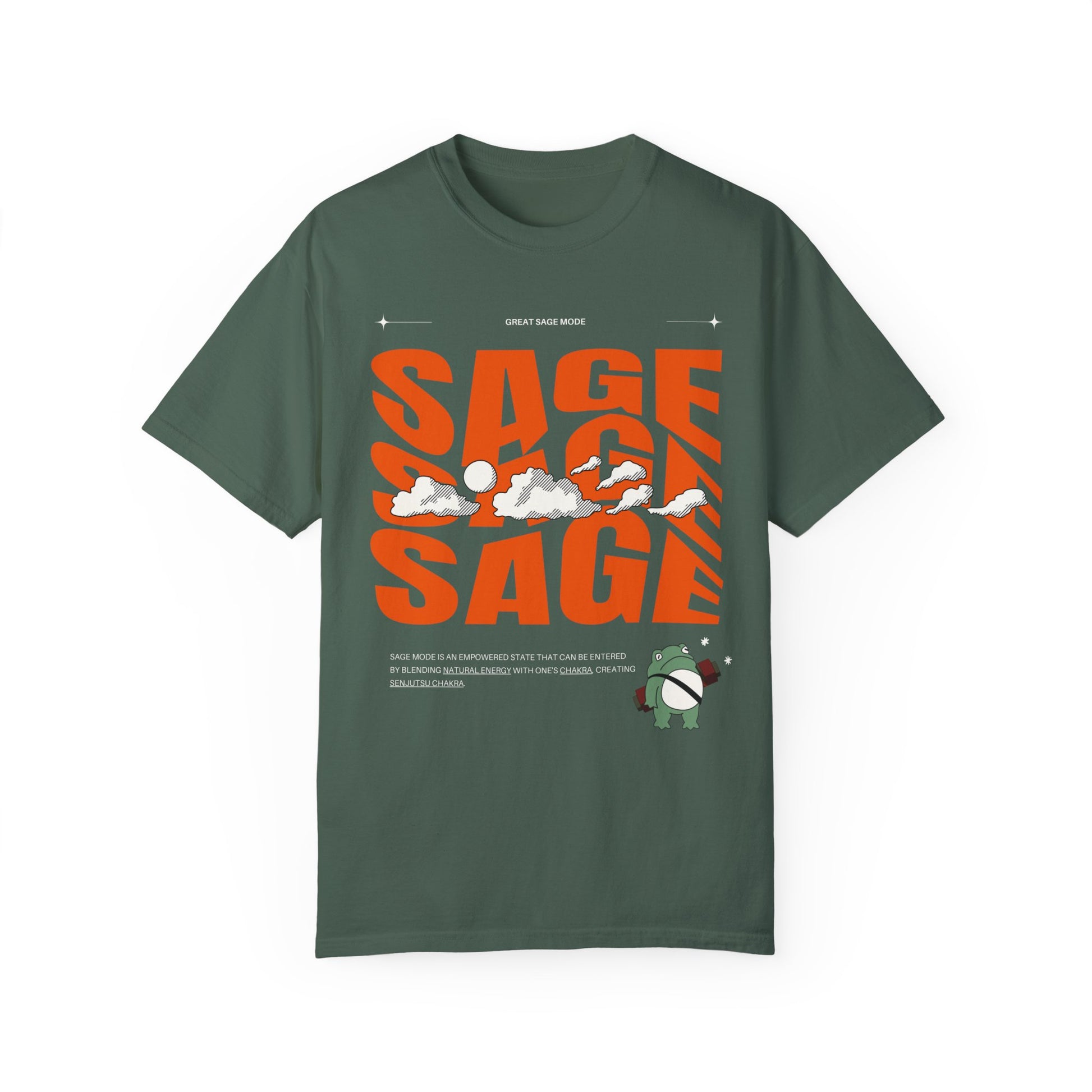 Sage Mode Anime Retro Aesthetic Graphic Tshirt
