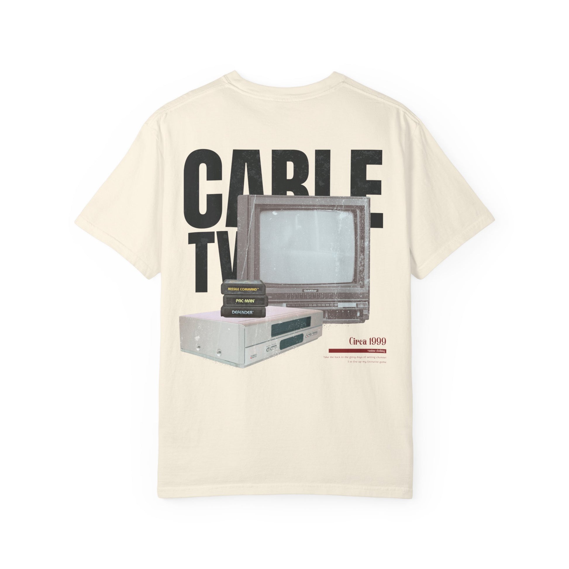Retro Cable TV Unisex T-Shirt - Vintage 1999 Design