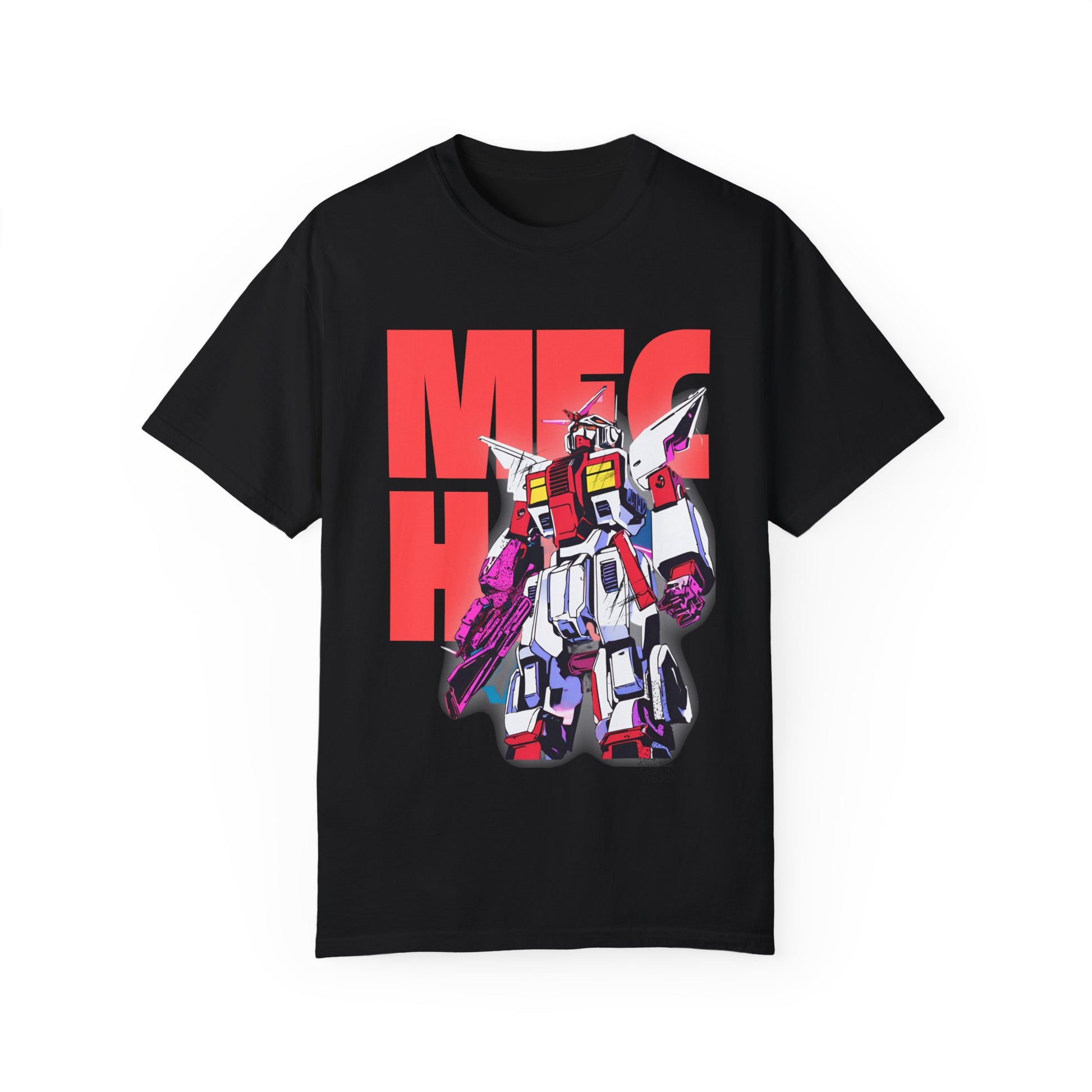 Retro Mech T-Shirt Perfect for Gamers and Anime Fans