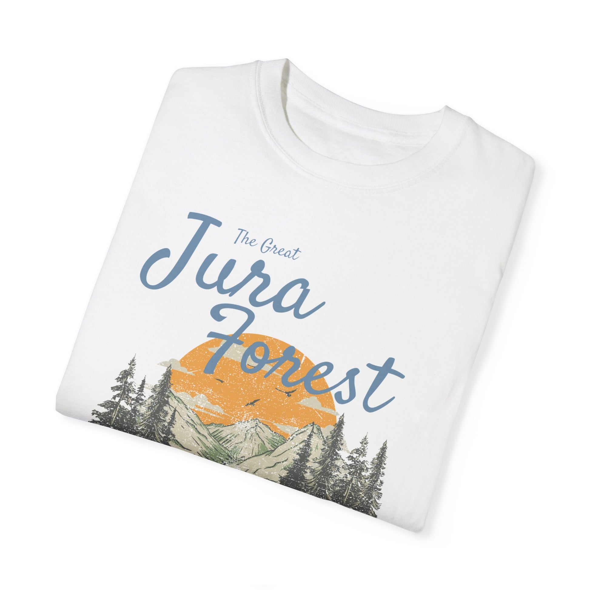 The Great Jura Forest, Monster Nation Retro Style Relaxed Fit Cotton T-Shirt