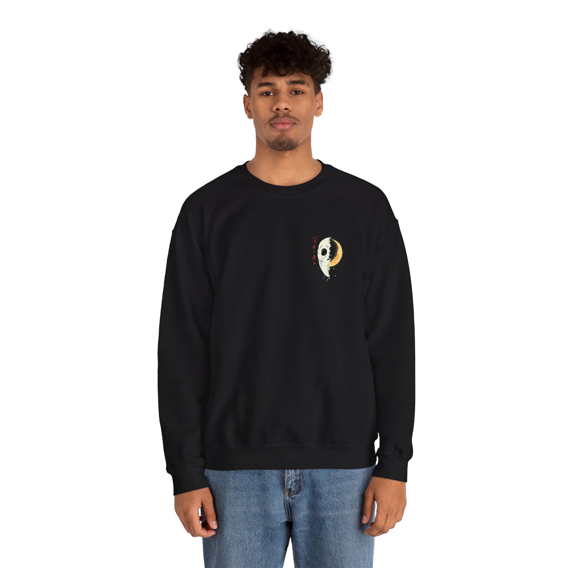 Hollow Era Moon Crewneck Sweatshirt