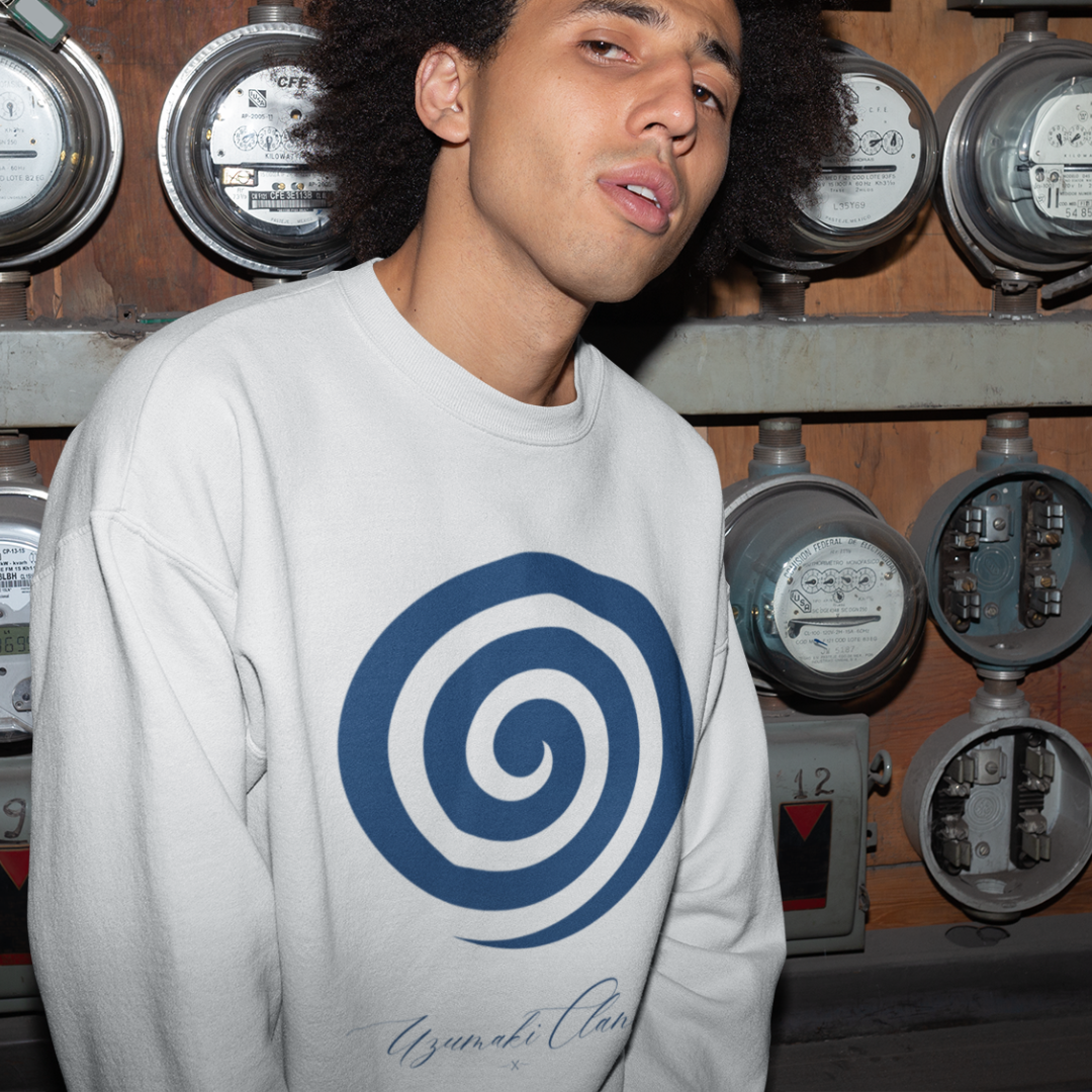 Uzumaki Anime Sweatshirt | Cozy Unisex Fleece, Vintage Style Sweater