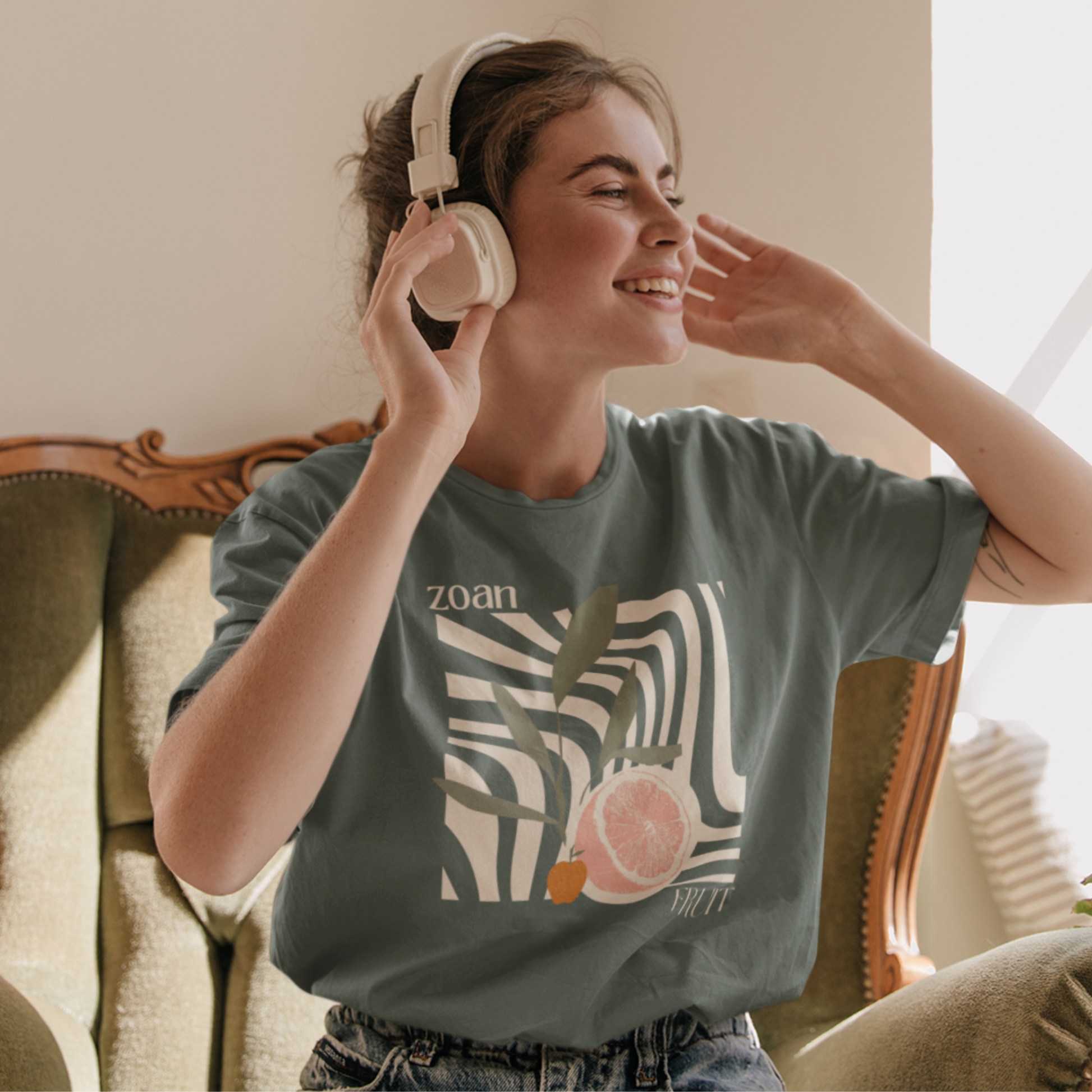 Devil Fruit Relaxed Fit Subtle Anime Tshirt