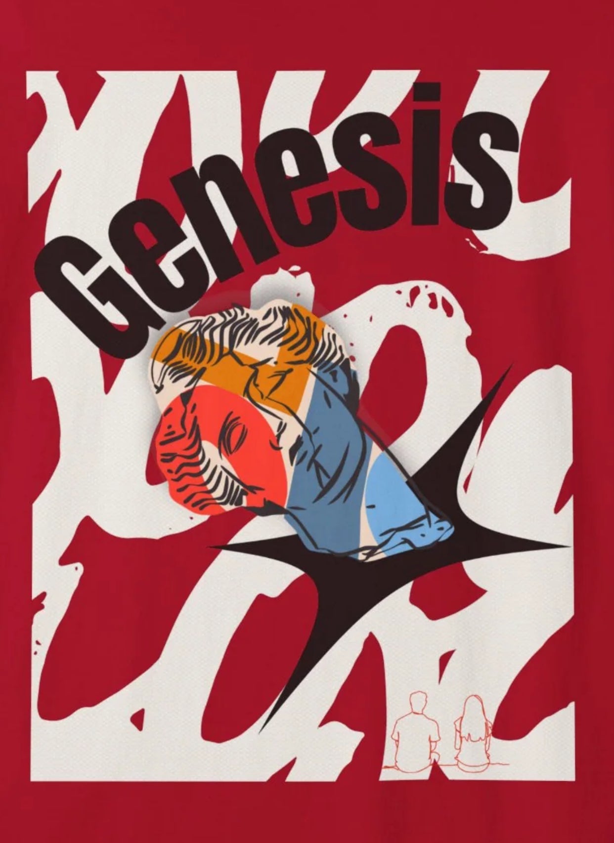Genesis Anime Retro Style T-Shirt