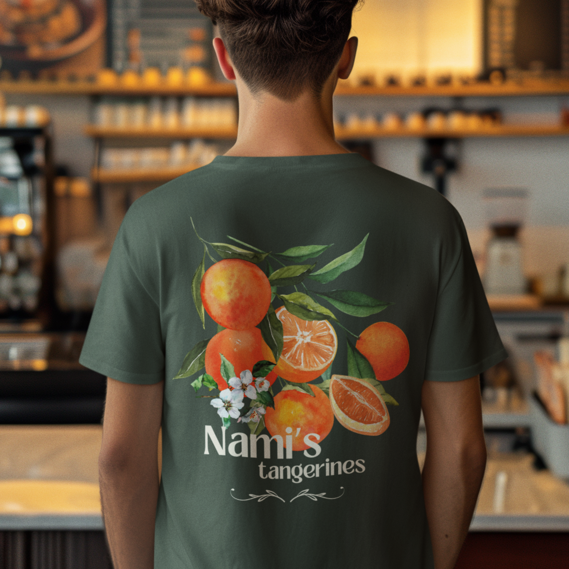 Anime ‘Nami Tangerine’ Vintage Tee