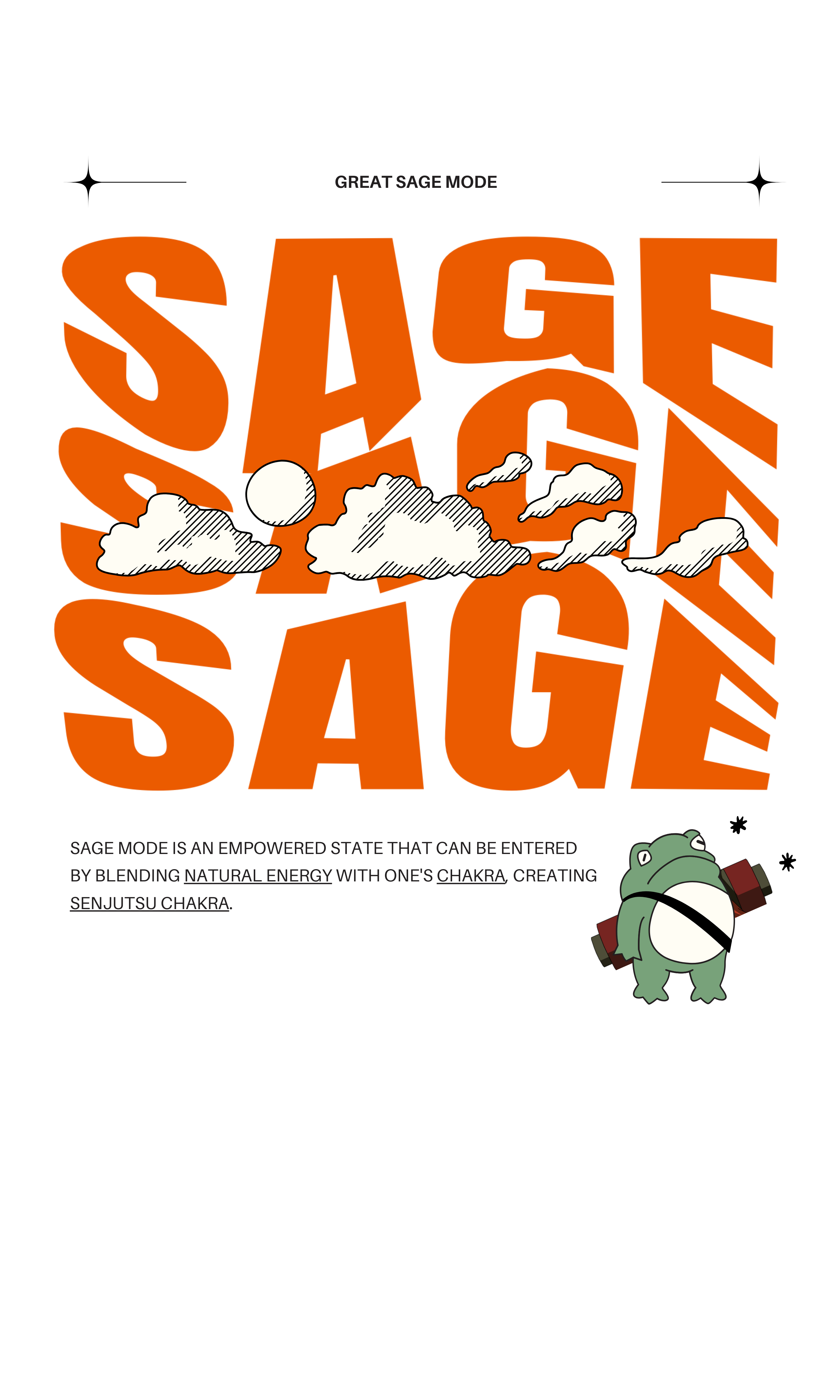 Sage Mode Anime Retro Aesthetic Graphic Tshirt