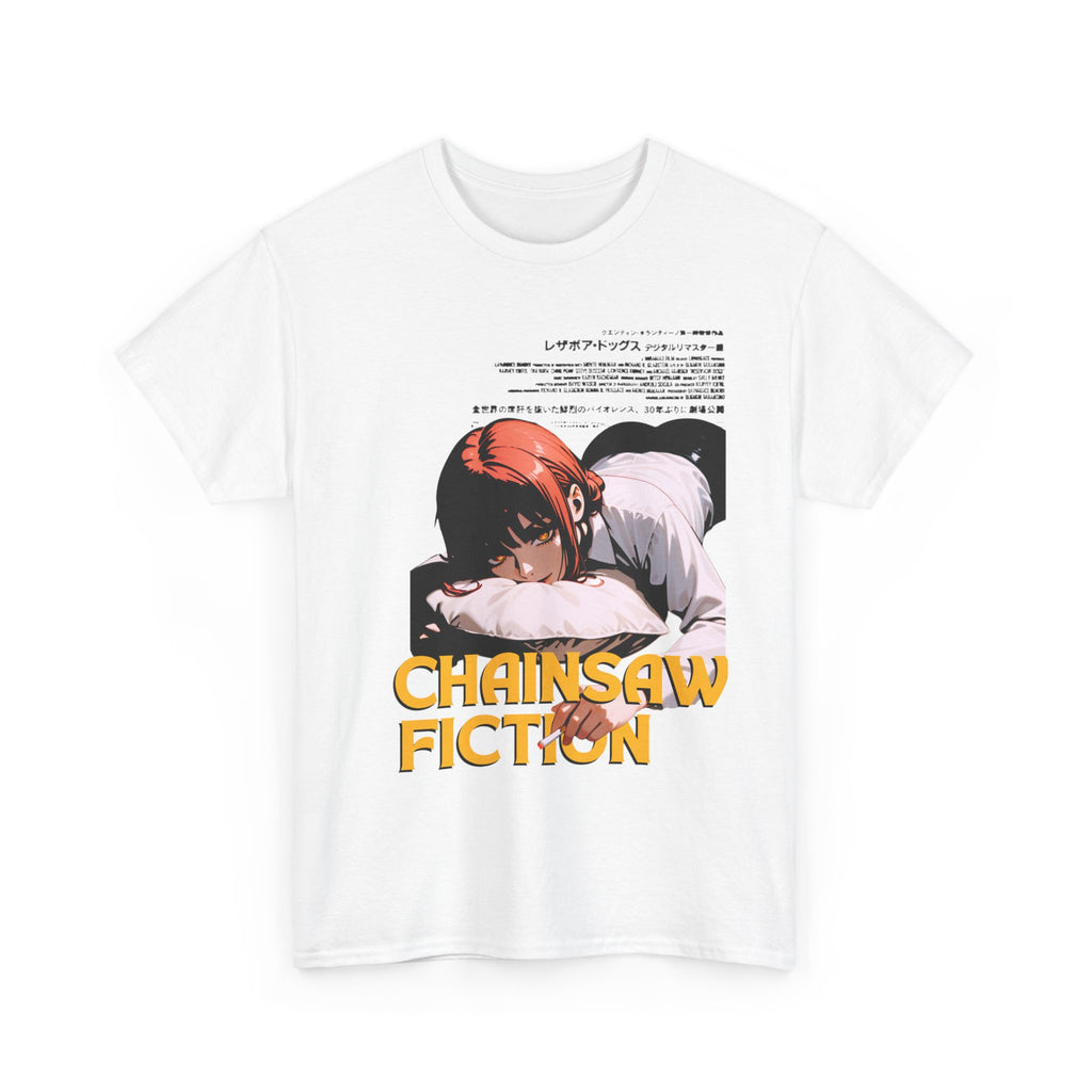 Chainsaw Fiction Anime Tee — Retro Horror Manga Graphic T-Shirt