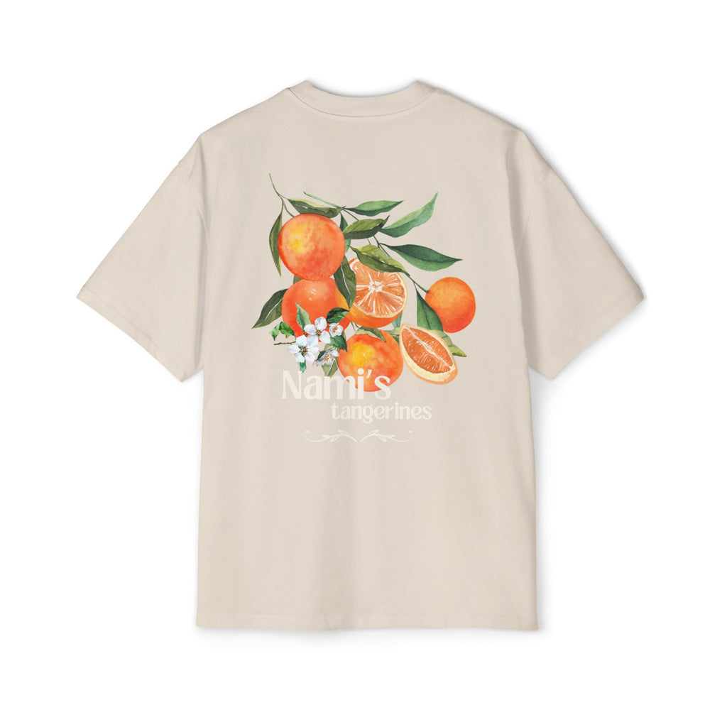 Nami Tangerine Oversized Heavy Cotton T-Shirt