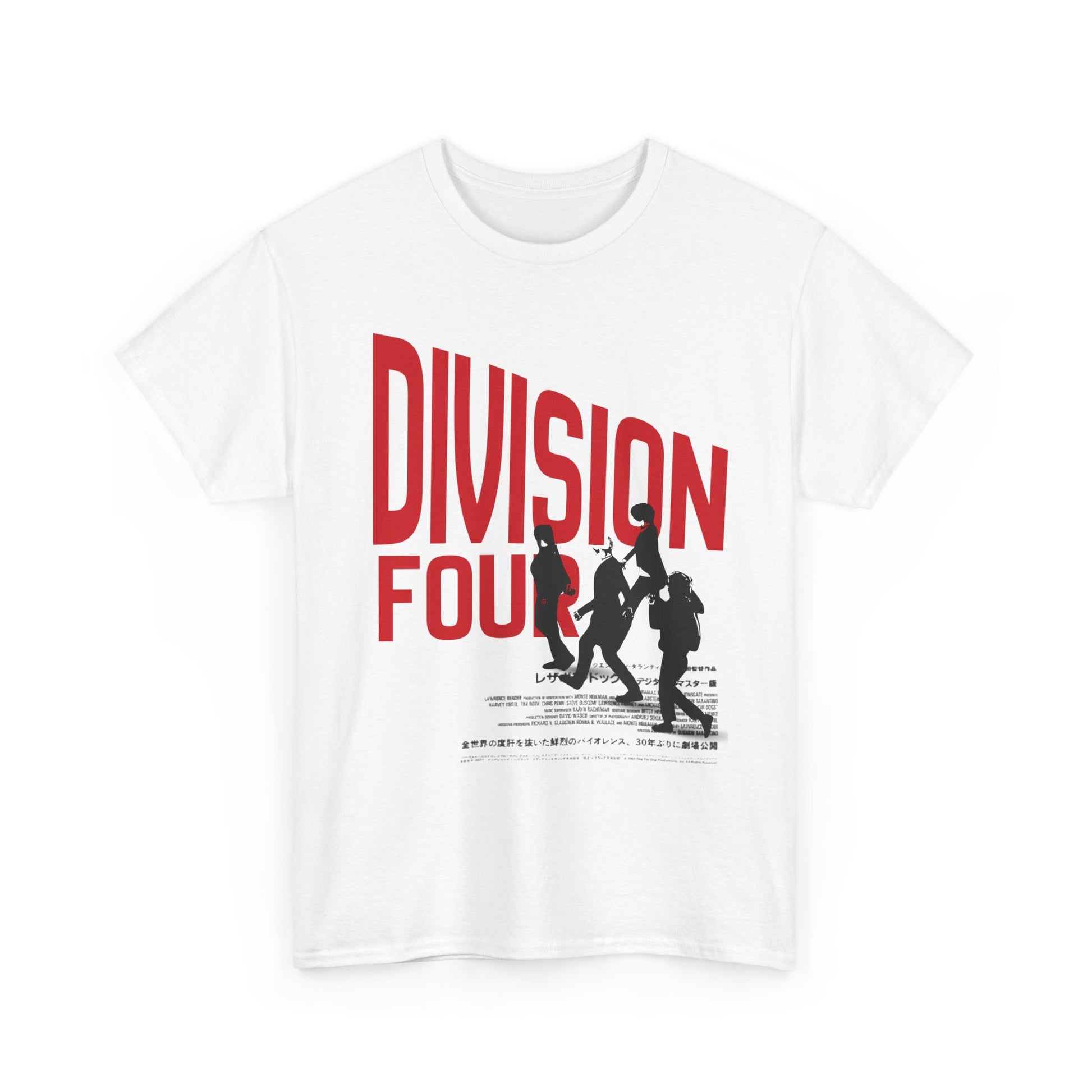 Division Four Graphic Tee — Retro Runner Silhouette Shirt