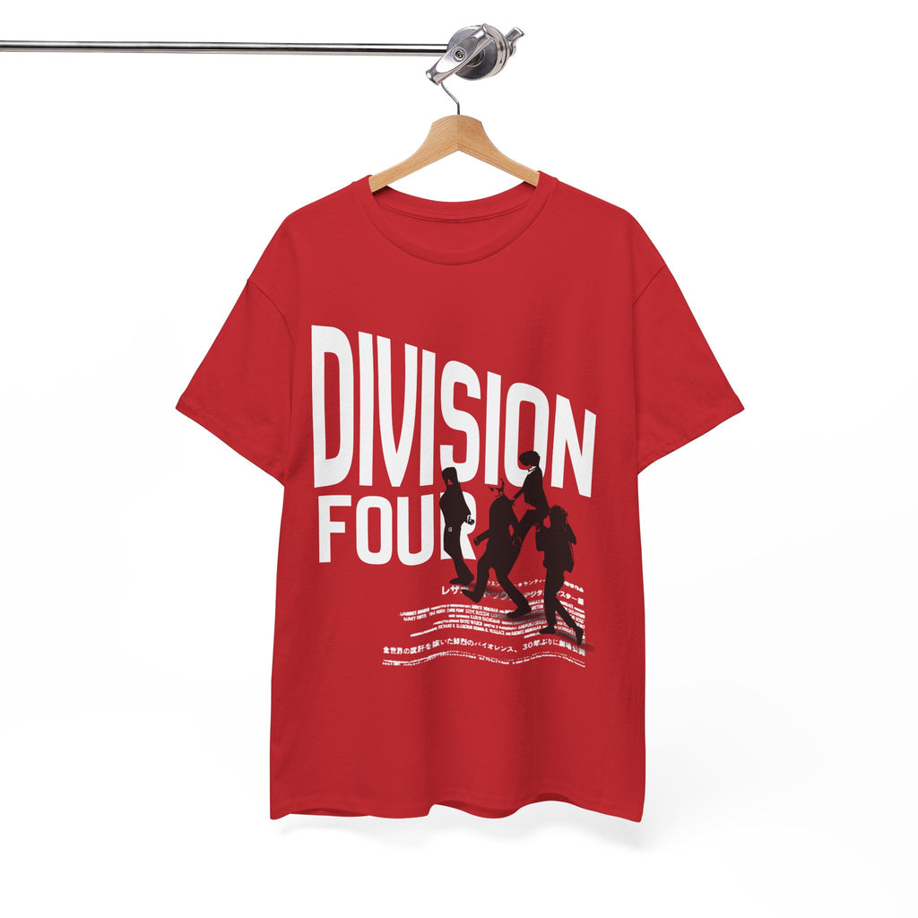Division Four Graphic Tee — Retro Runner Silhouette Shirt