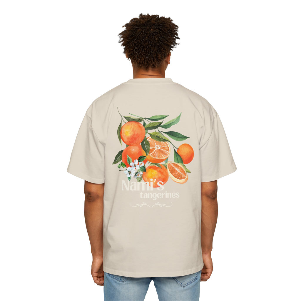 Nami Tangerine Oversized Heavy Cotton T-Shirt