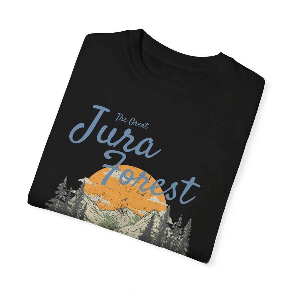 The Great Jura Forest, Monster Nation Retro Style Relaxed Fit Cotton T-Shirt