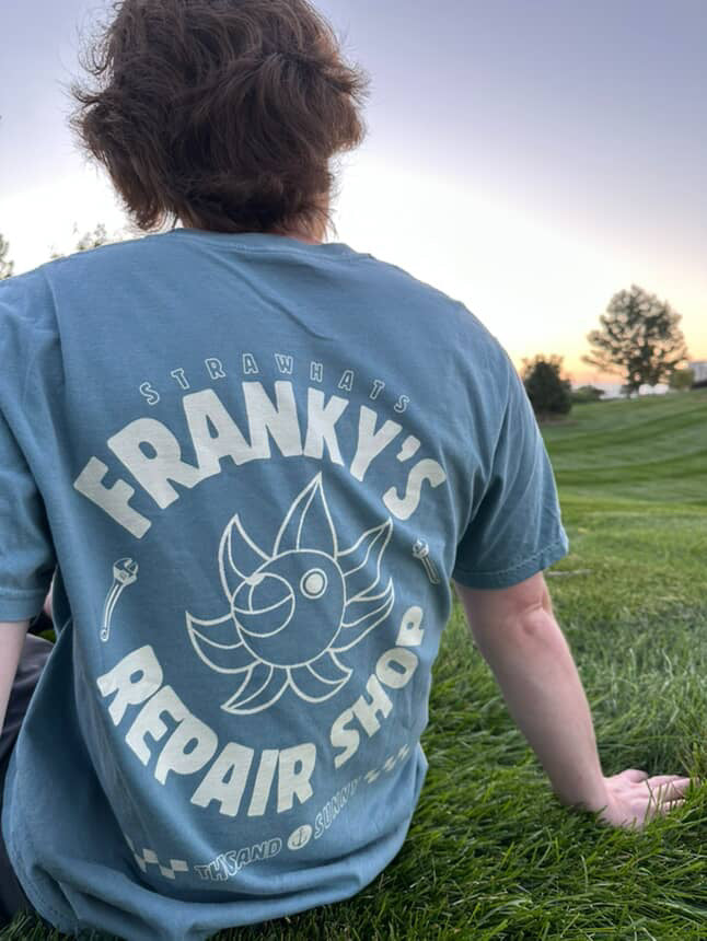 Frankys Repair Shop Vintage Relaxed Fit Signature T-shirt