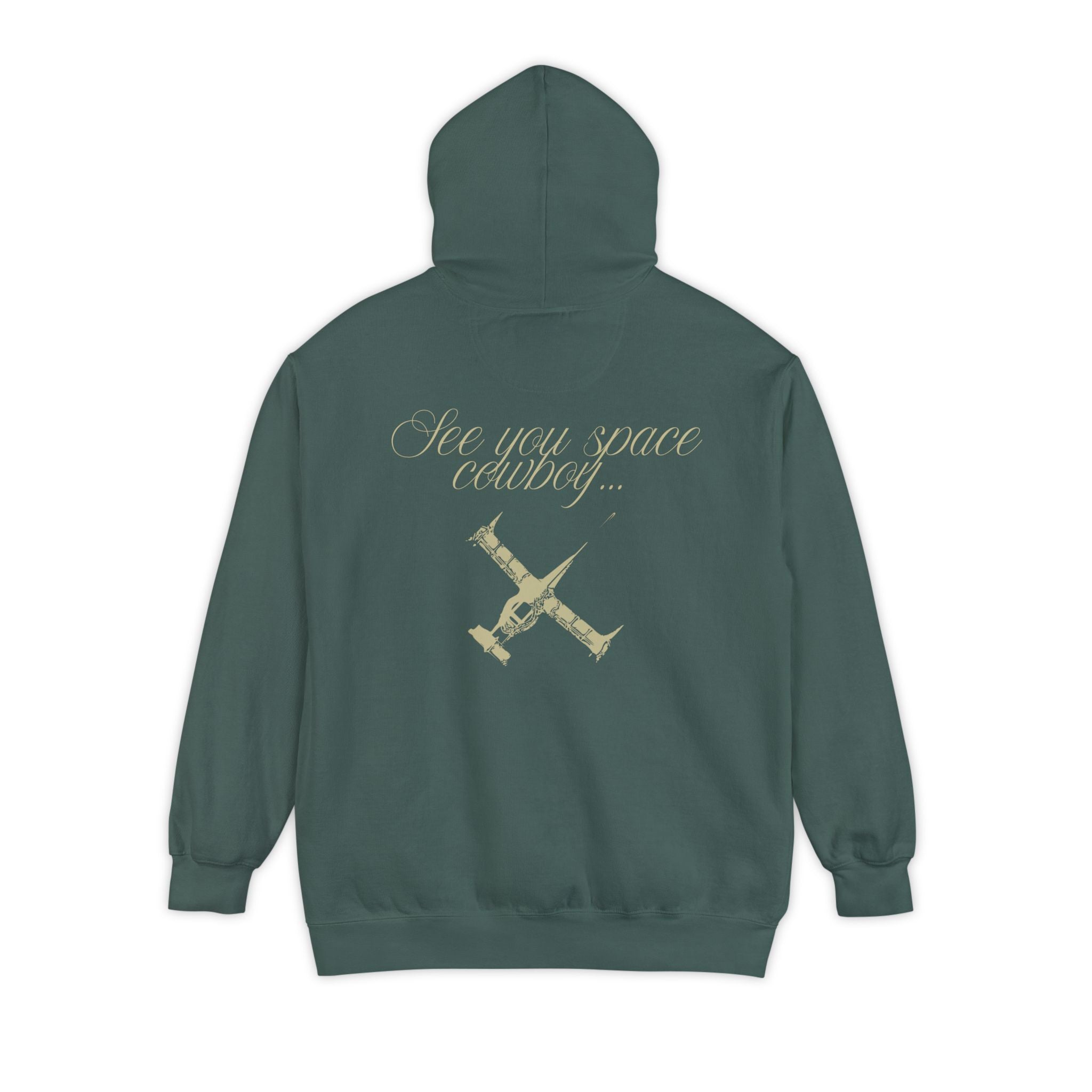 Space Cowboy Relaxed Fit - Heavy Cotton Retro Fashion Hoodie