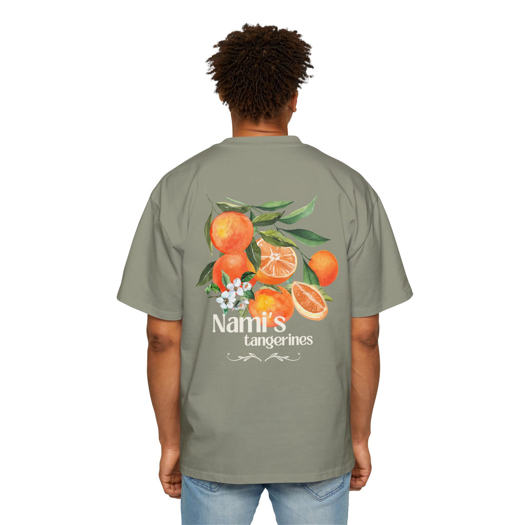 Nami Tangerine Oversized Heavy Cotton T-Shirt