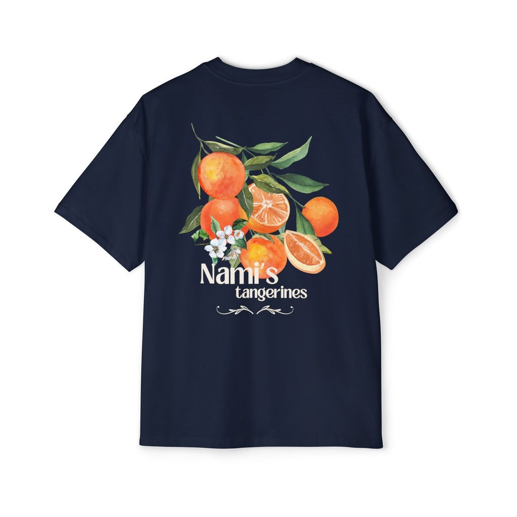 Nami Tangerine Oversized Heavy Cotton T-Shirt