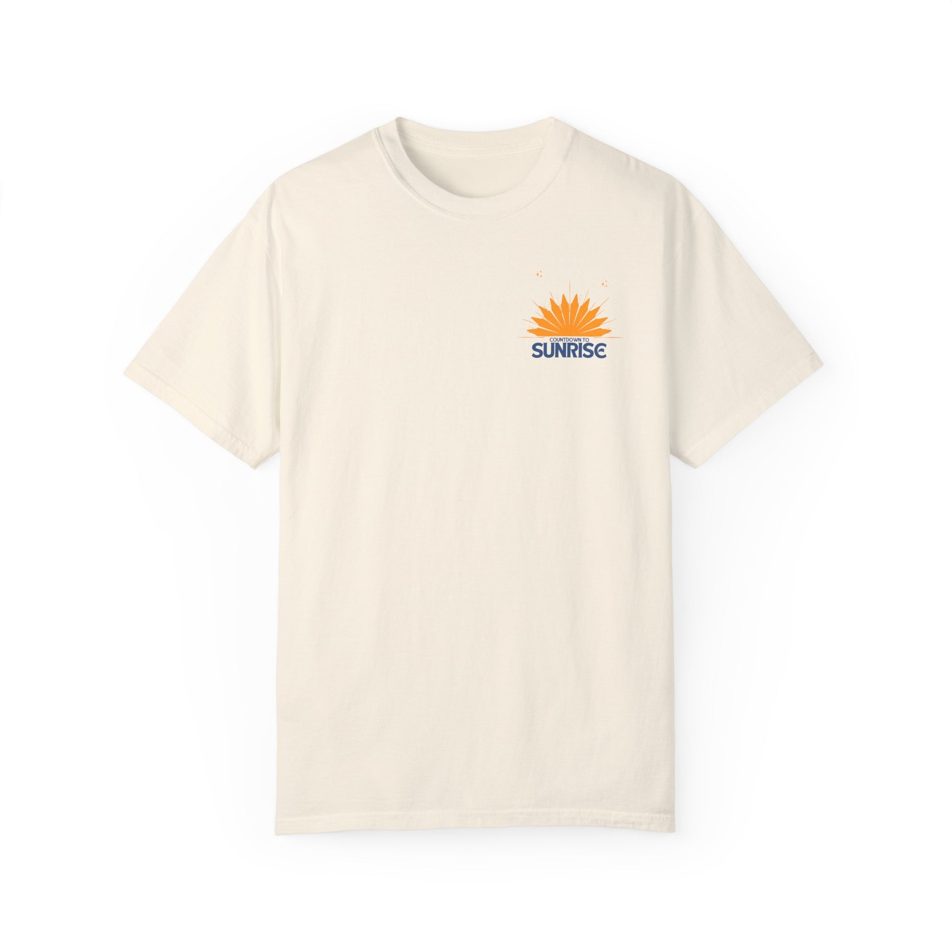 Sunrise Countdown Anime Unisex Garment-Dyed T-Shirt