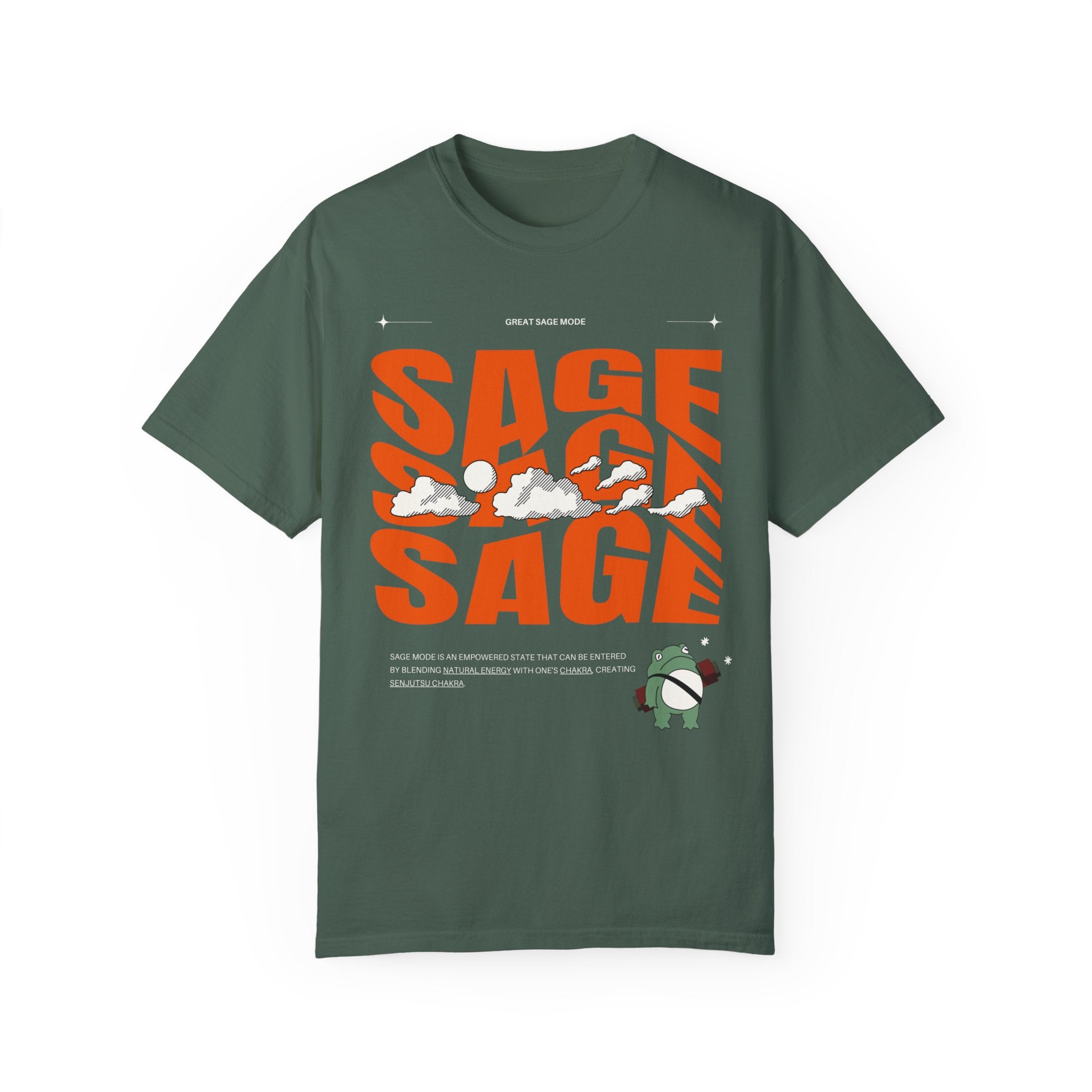 Sage Mode Anime Retro Aesthetic Graphic Tshirt