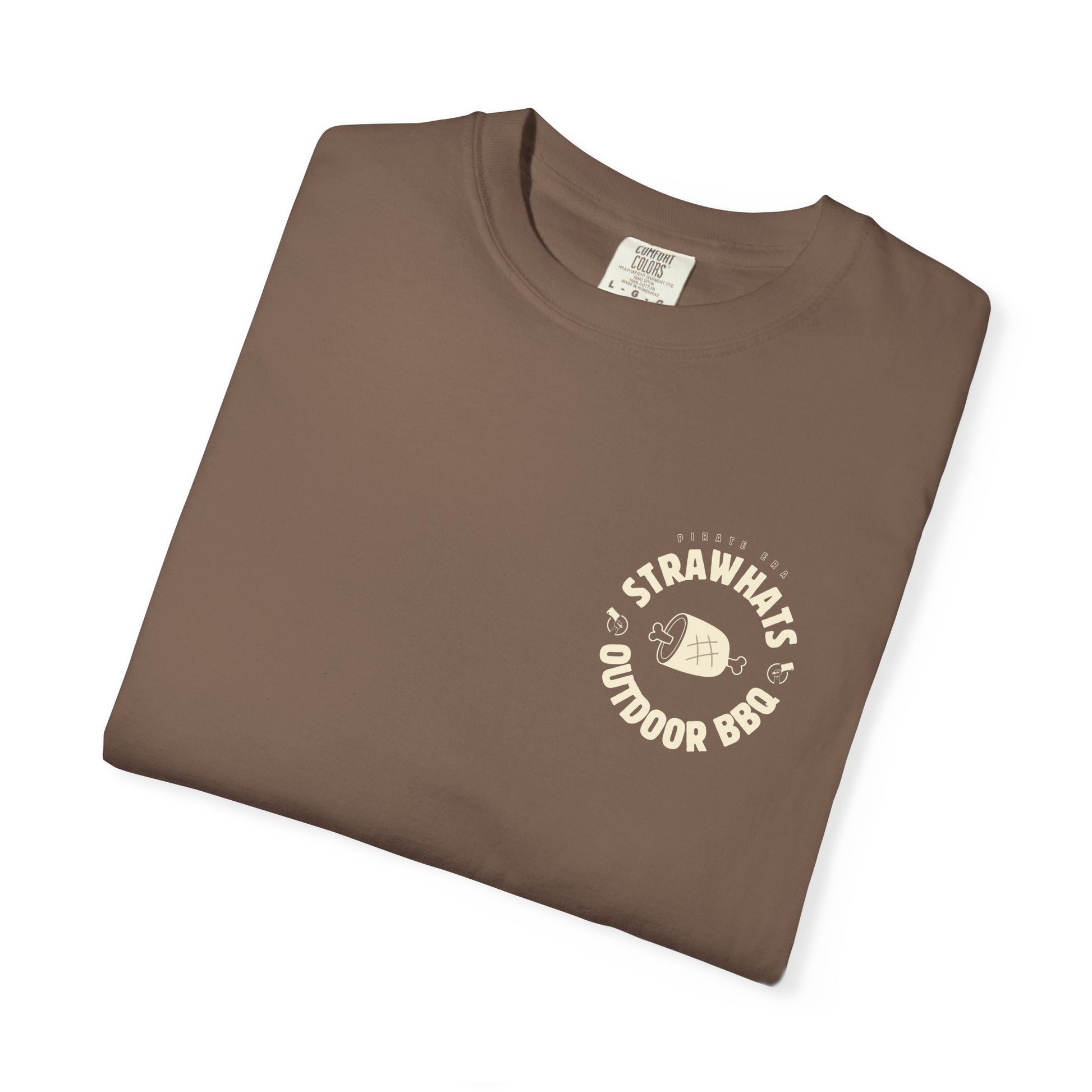 Strawhats Outdoor BBQ T-shirt | Ham Premium Cotton Backprint