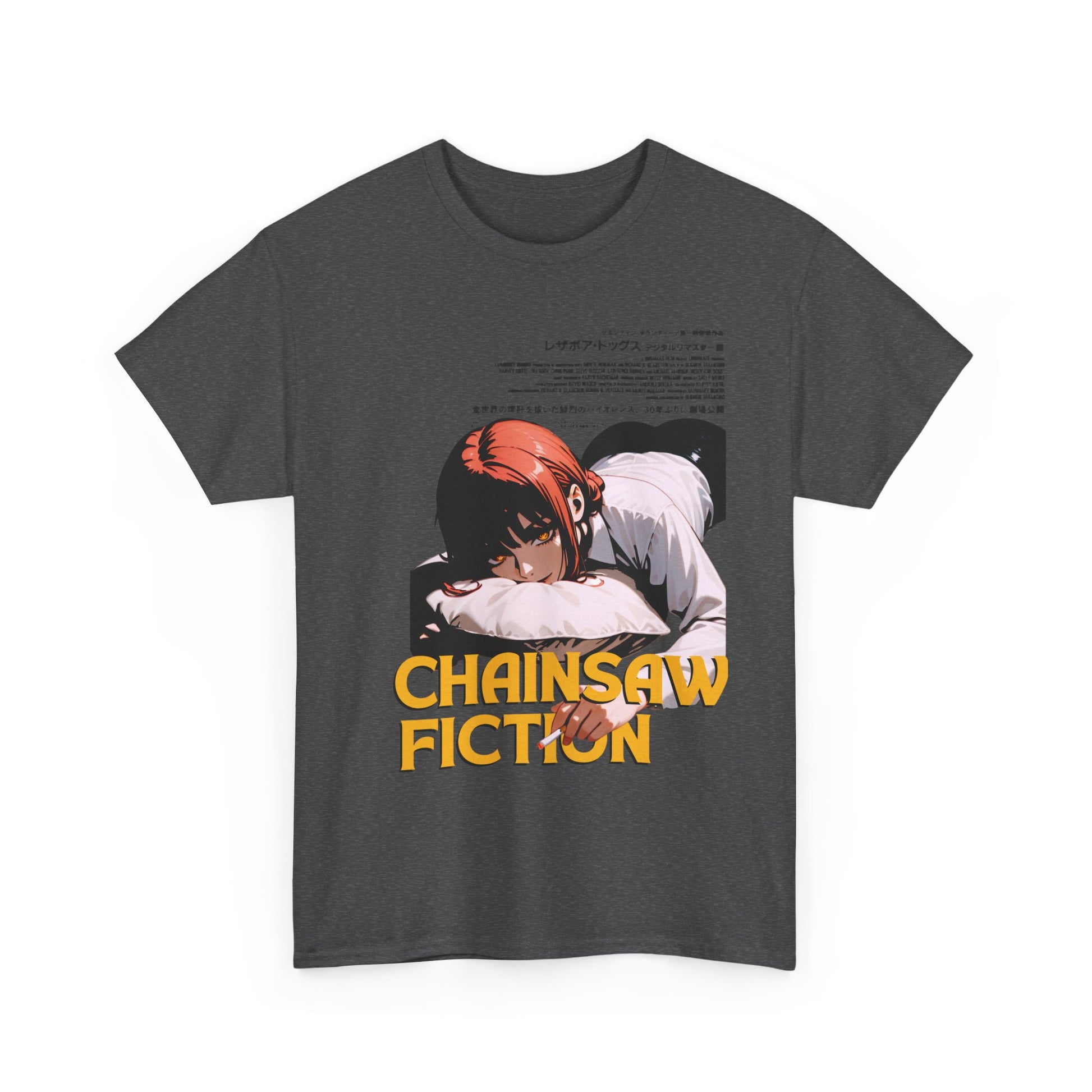 Chainsaw Fiction Anime Tee — Retro Horror Manga Graphic T-Shirt