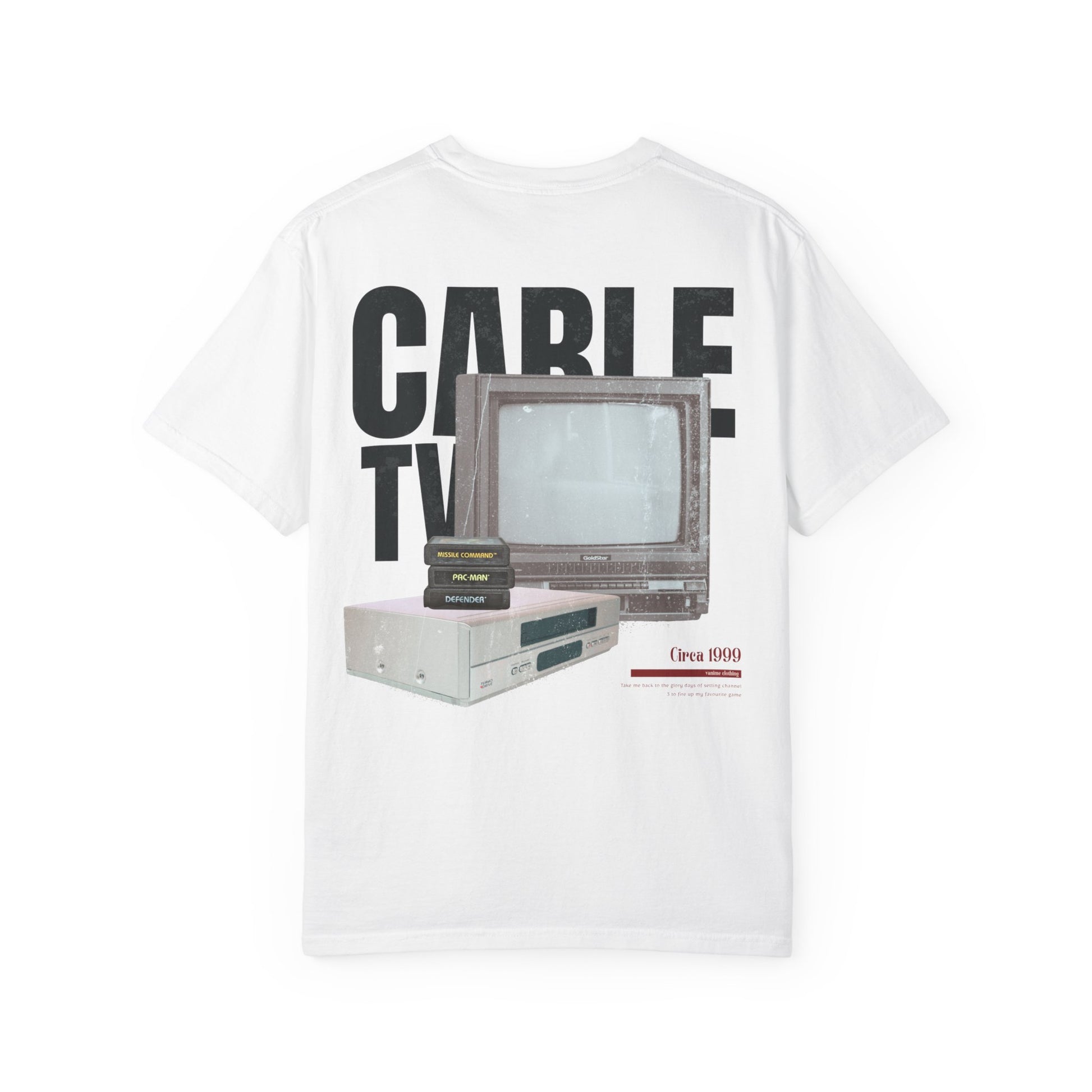 Retro Cable TV Unisex T-Shirt - Vintage 1999 Design