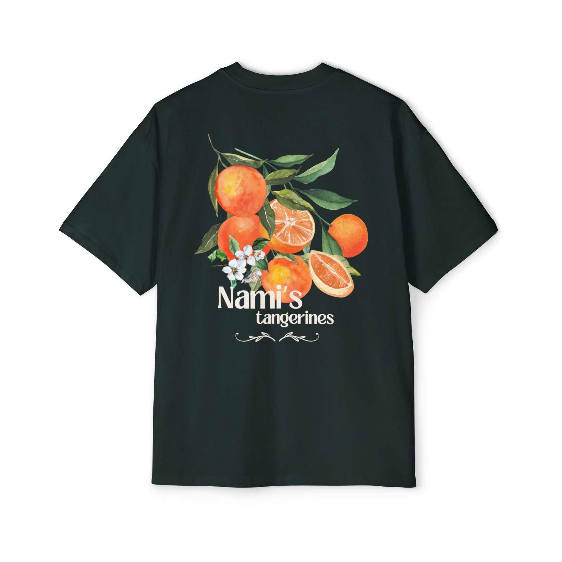 Nami Tangerine Oversized Heavy Cotton T-Shirt