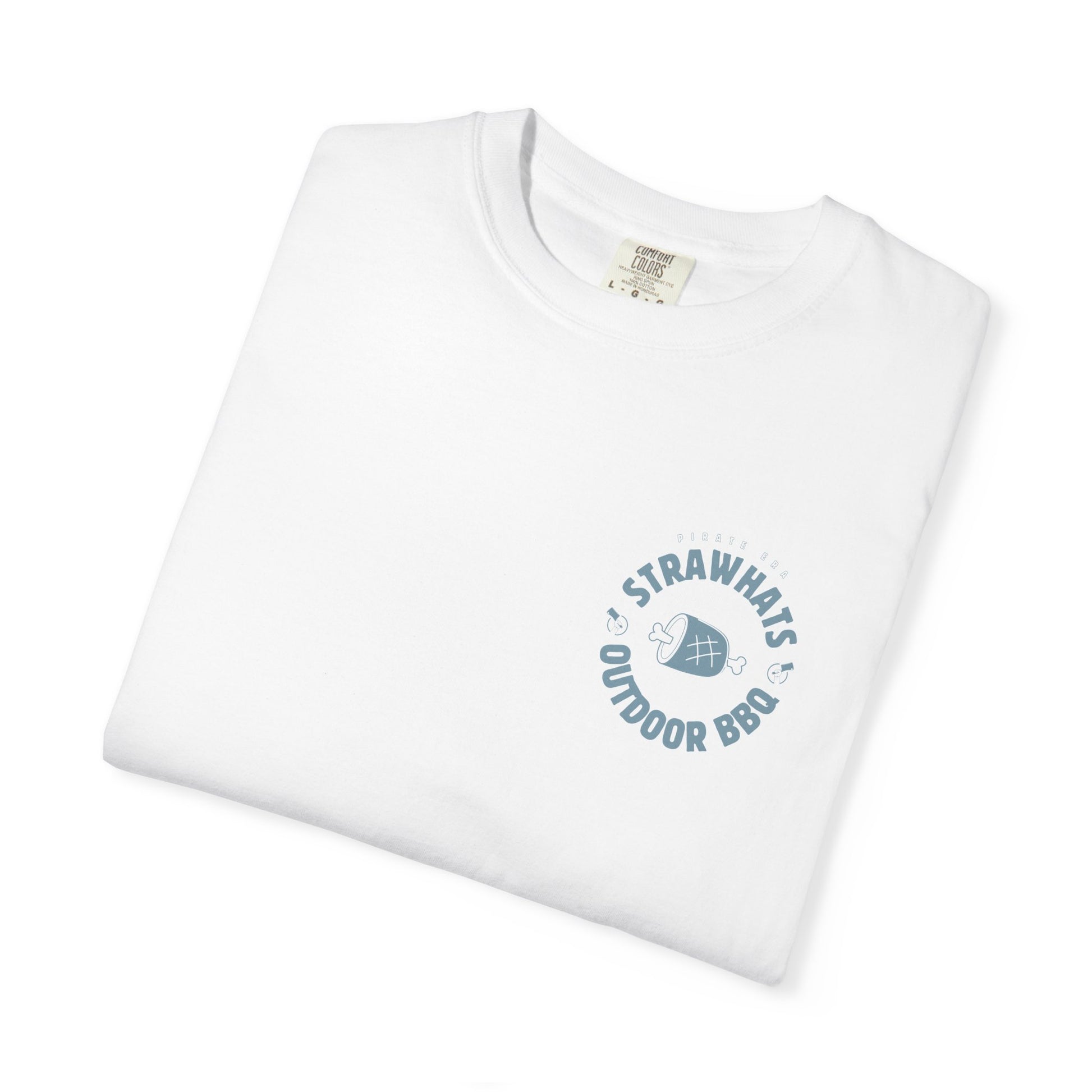 Strawhats Outdoor BBQ T-shirt | Ham Premium Cotton Backprint