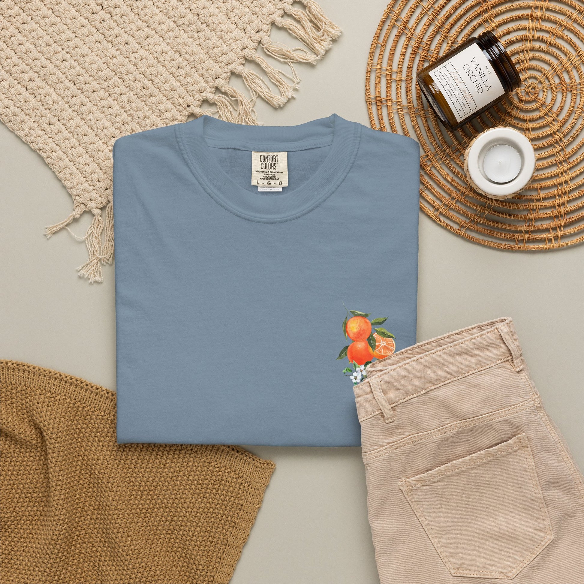 Nami's Tangerine Relaxed Fit Signature T-Shirt