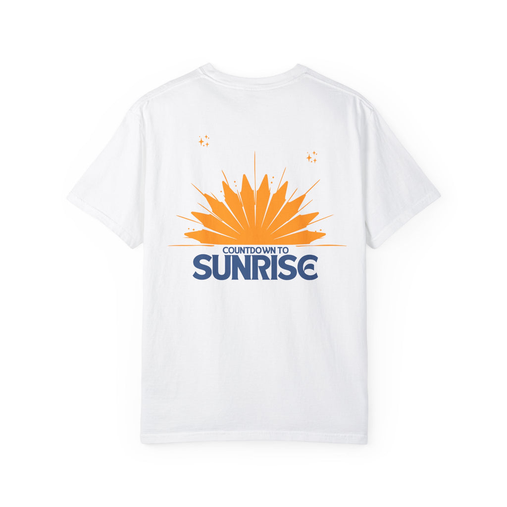 Sunrise Countdown Anime Unisex Garment-Dyed T-Shirt