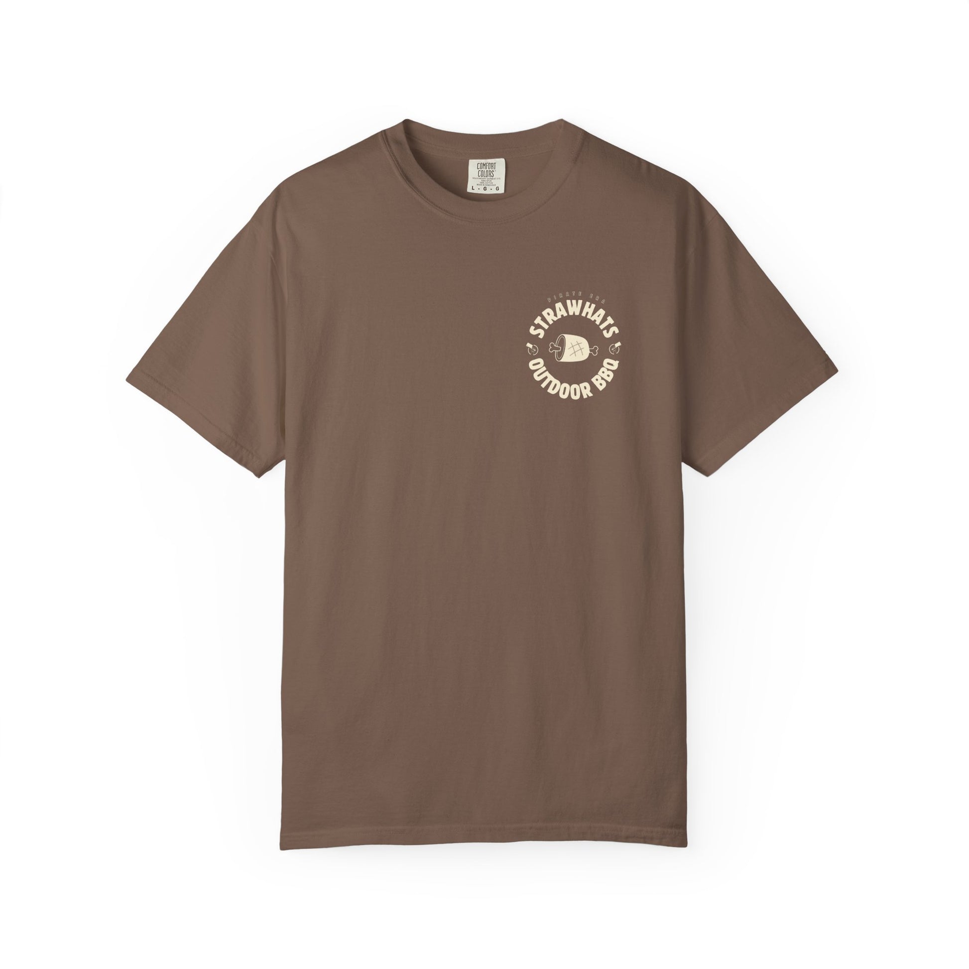 Strawhats Outdoor BBQ T-shirt | Ham Premium Cotton Backprint