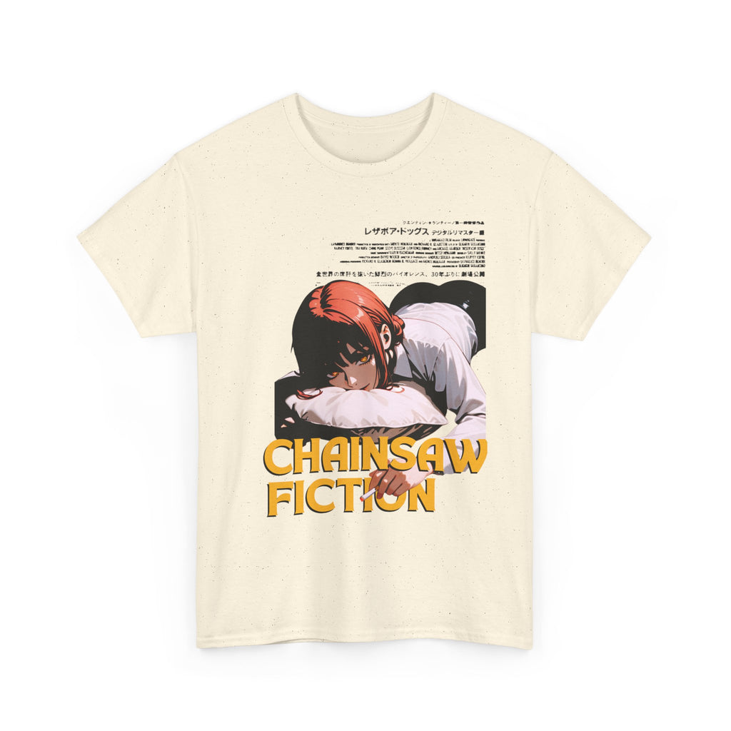 Chainsaw Fiction Anime Tee — Retro Horror Manga Graphic T-Shirt