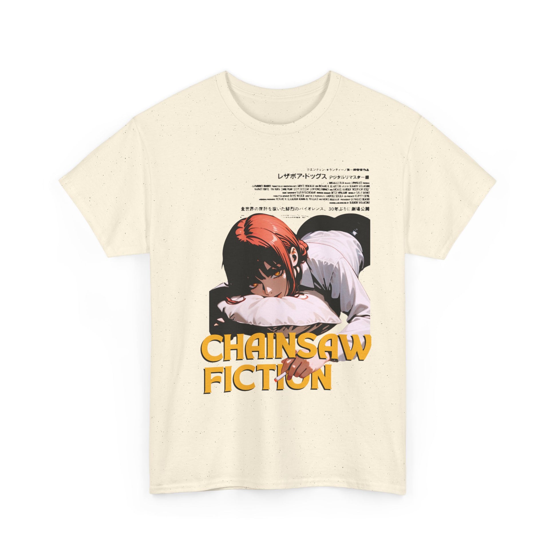 Chainsaw Fiction Anime Tee — Retro Horror Manga Graphic T-Shirt