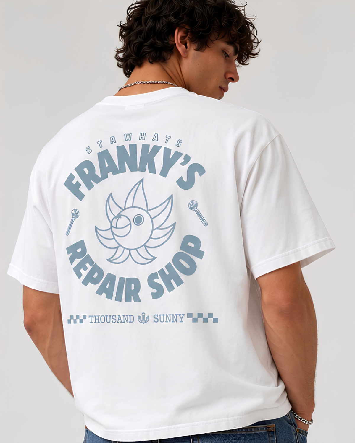 Frankys Repair Shop Vintage Relaxed Fit Signature T-shirt