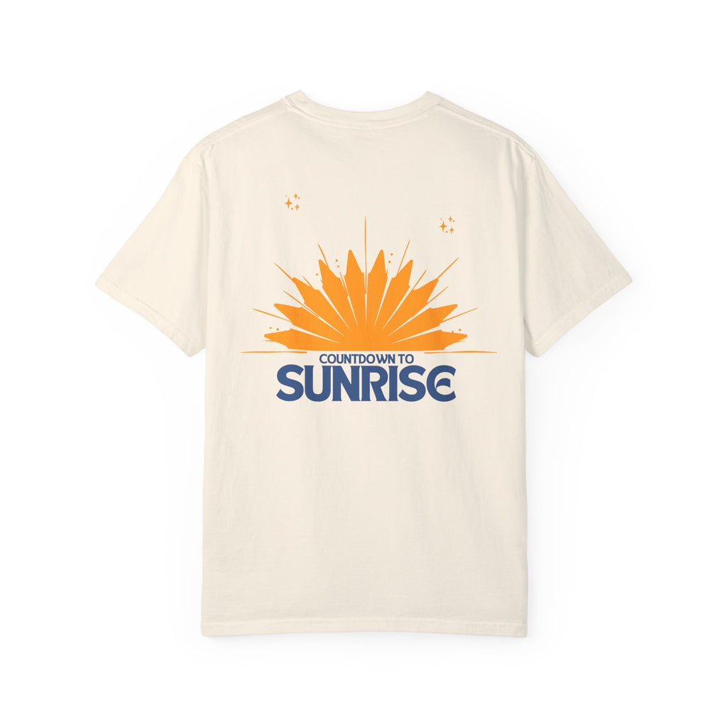 Sunrise Countdown Anime Unisex Garment-Dyed T-Shirt