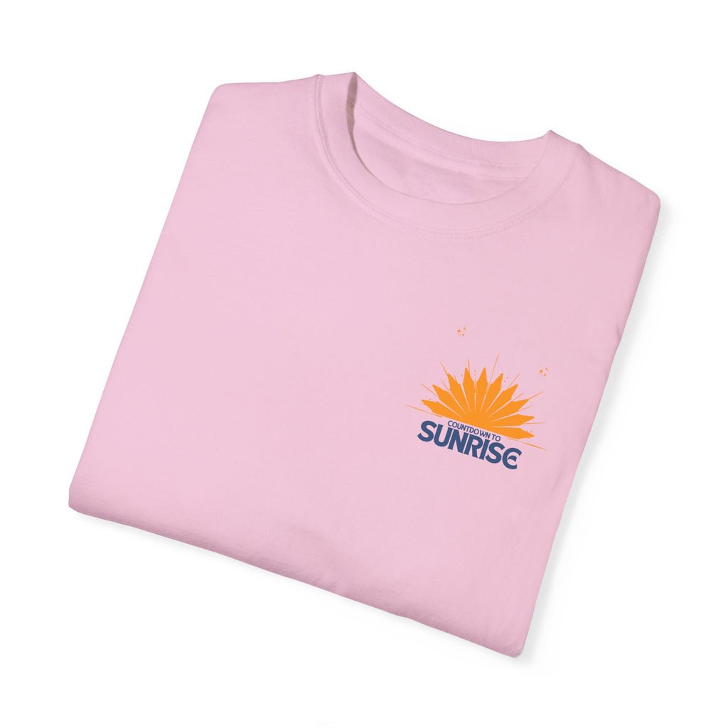 Sunrise Countdown Anime Unisex Garment-Dyed T-Shirt