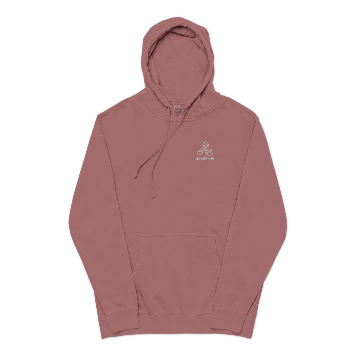 Jan Ken Rock Pigment Dyed Unisex Hoodie