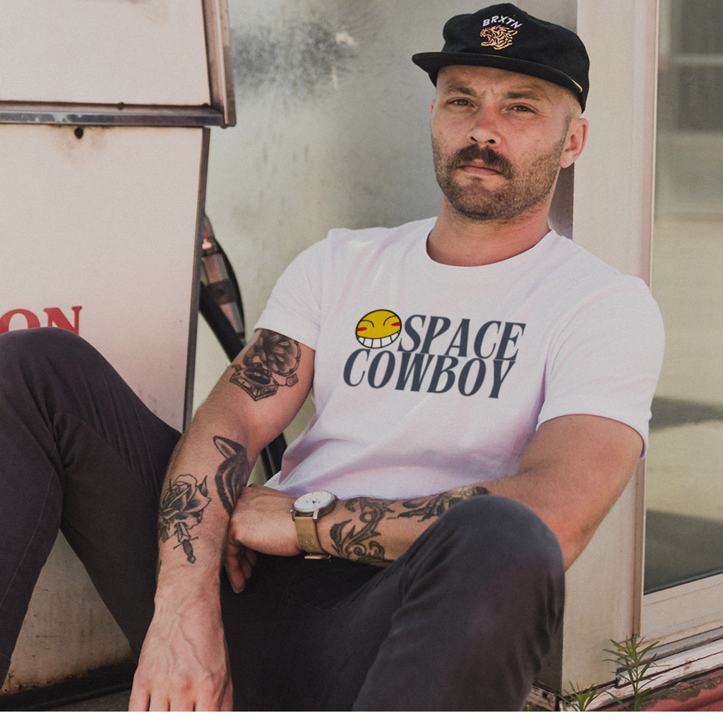 Space Cowboy Smiley T-Shirt