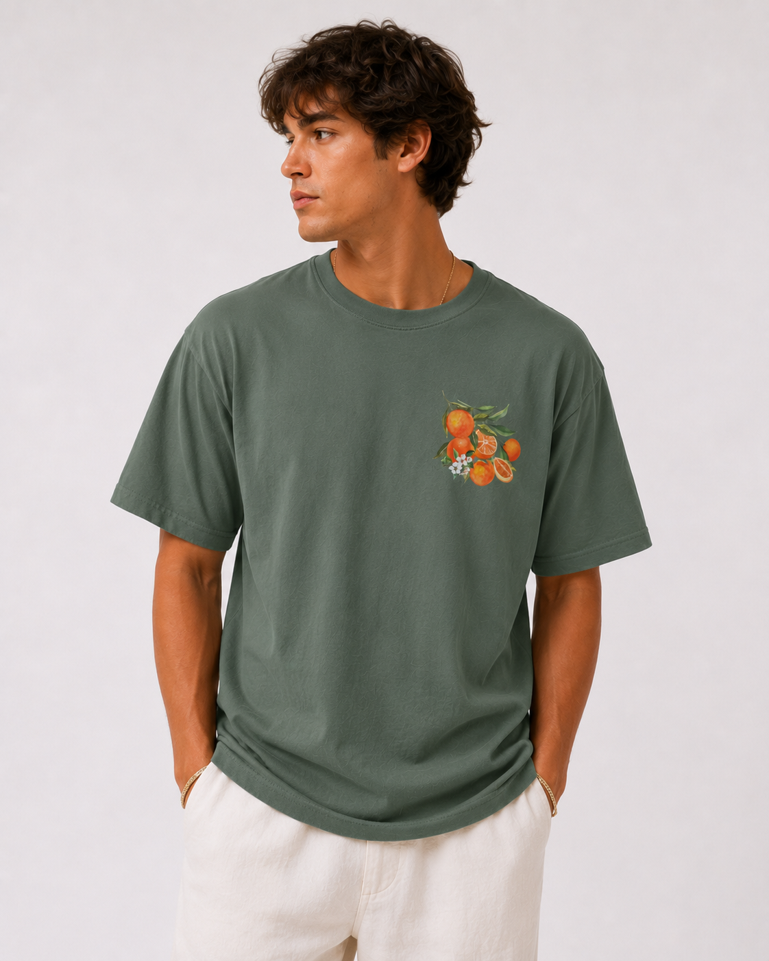Nami's Tangerine Relaxed Fit Signature T-Shirt