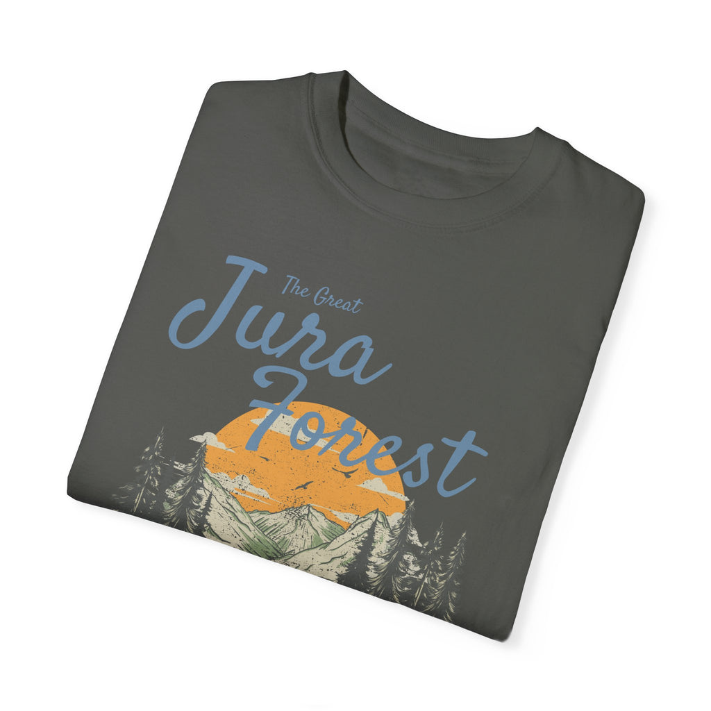 The Great Jura Forest, Monster Nation Retro Style Relaxed Fit Cotton T-Shirt