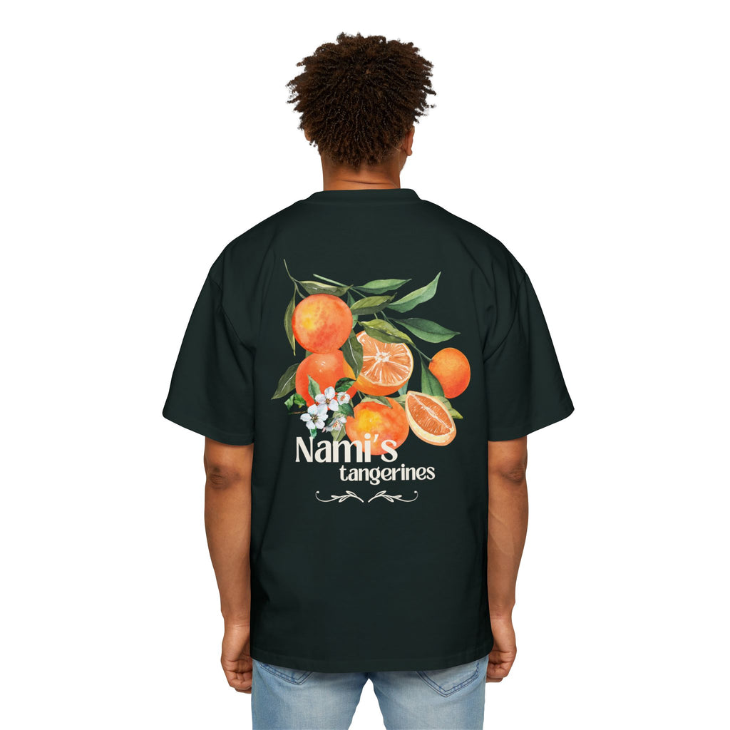 Nami Tangerine Oversized Heavy Cotton T-Shirt