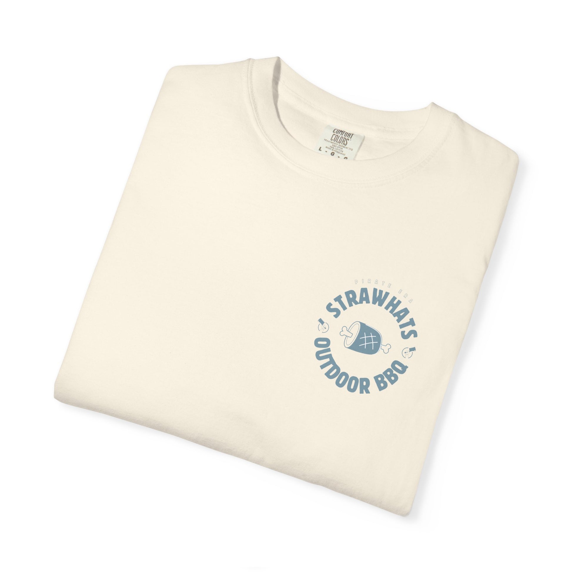 Strawhats Outdoor BBQ T-shirt | Ham Premium Cotton Backprint
