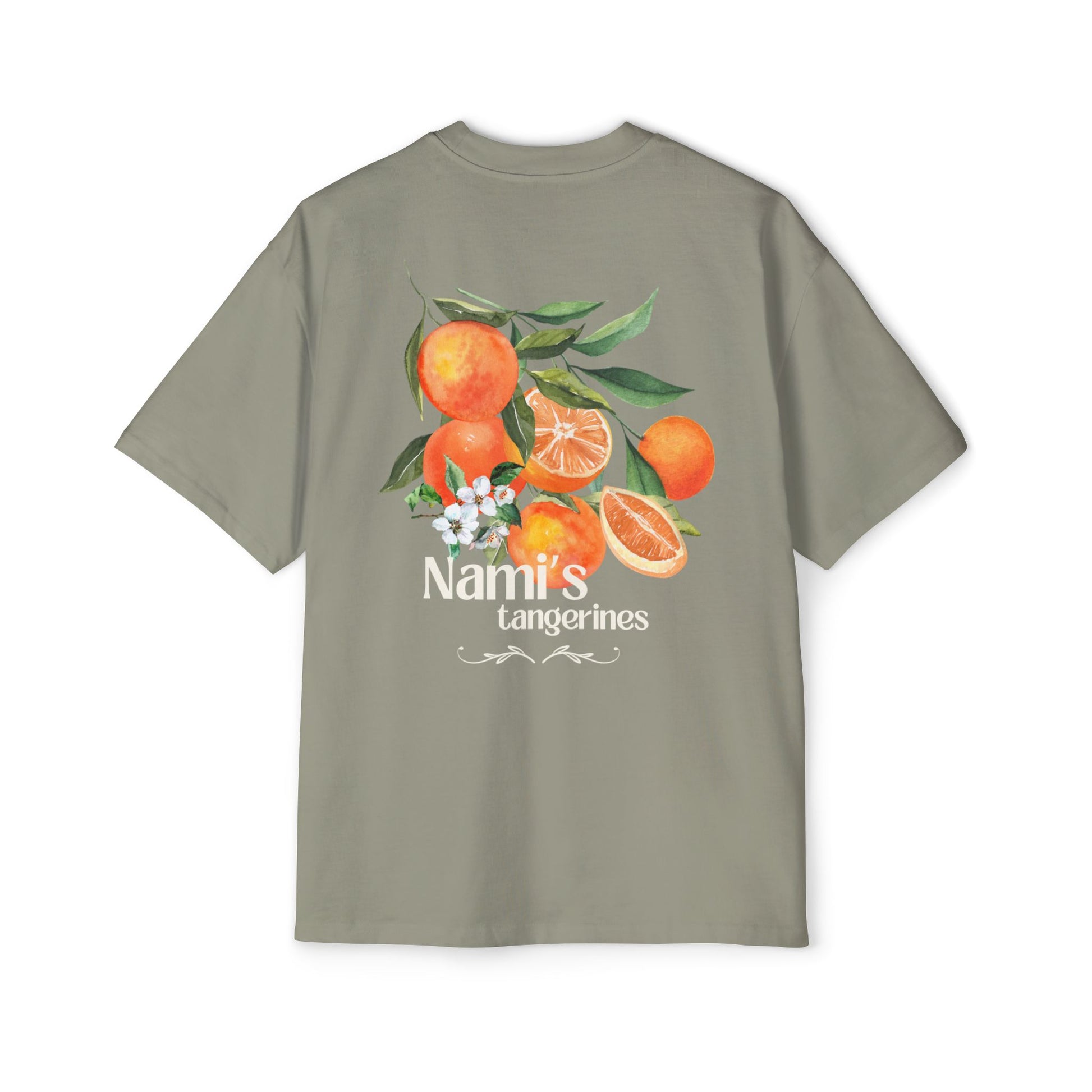 Nami Tangerine Oversized Heavy Cotton T-Shirt