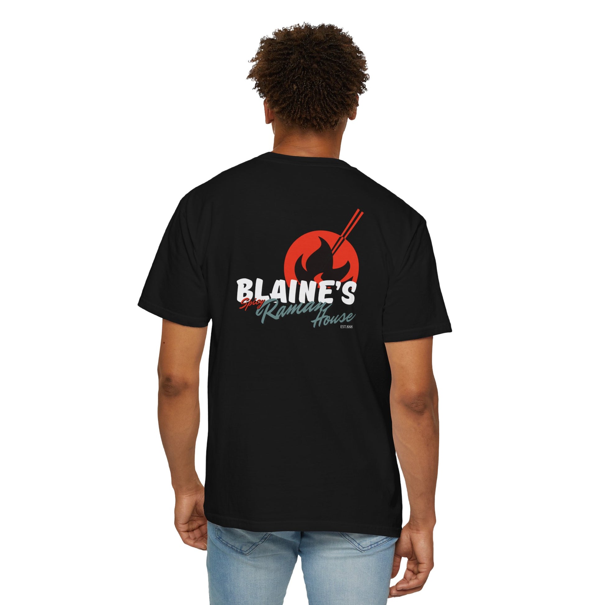Blaine's Ramen House Unisex Garment-Dyed T-shirt