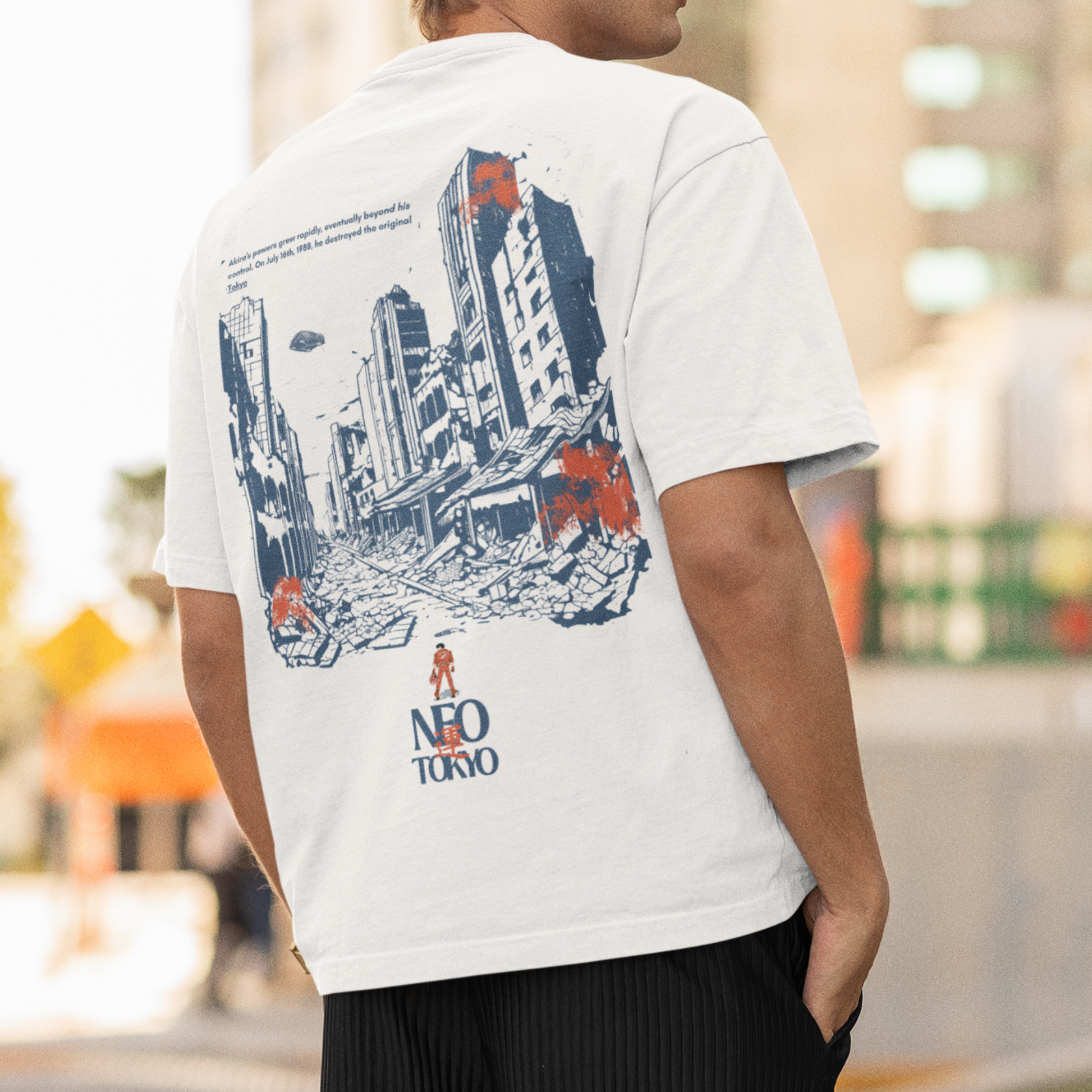 Neo Tokyo Dystopian Retro Aesthetic Relaxed Fit T-Shirt