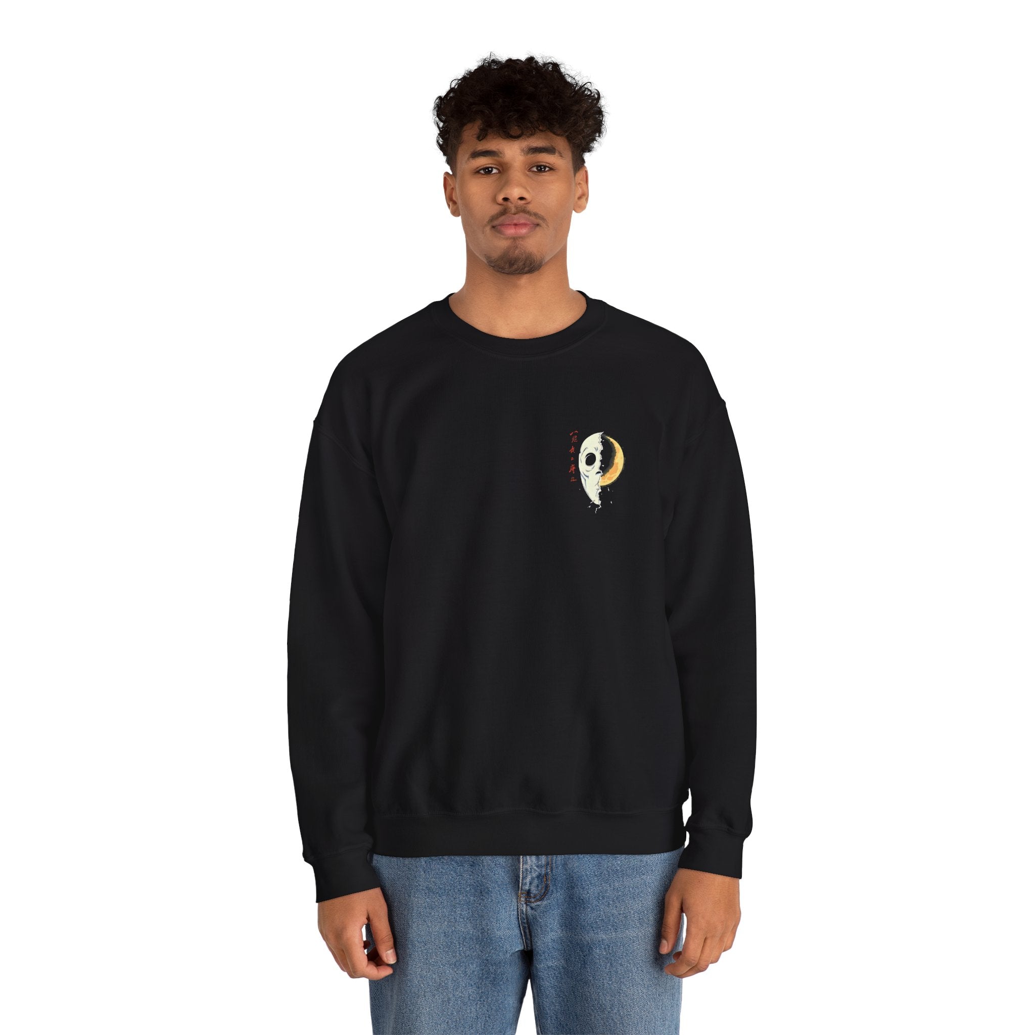 Hollow Era Moon Crewneck Sweatshirt