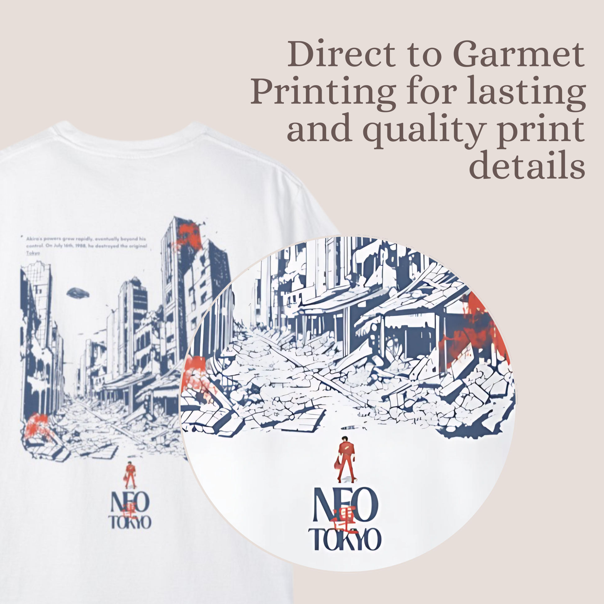 Neo Tokyo Dystopian Retro Aesthetic Relaxed Fit T-Shirt