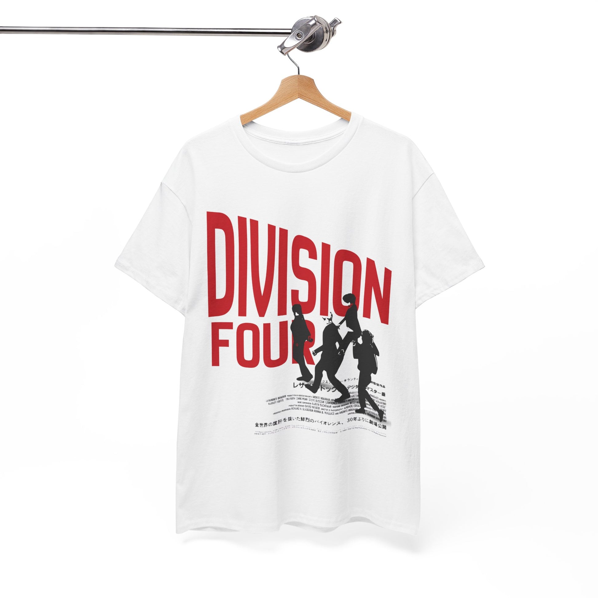 Division Four Graphic Tee — Retro Runner Silhouette Shirt