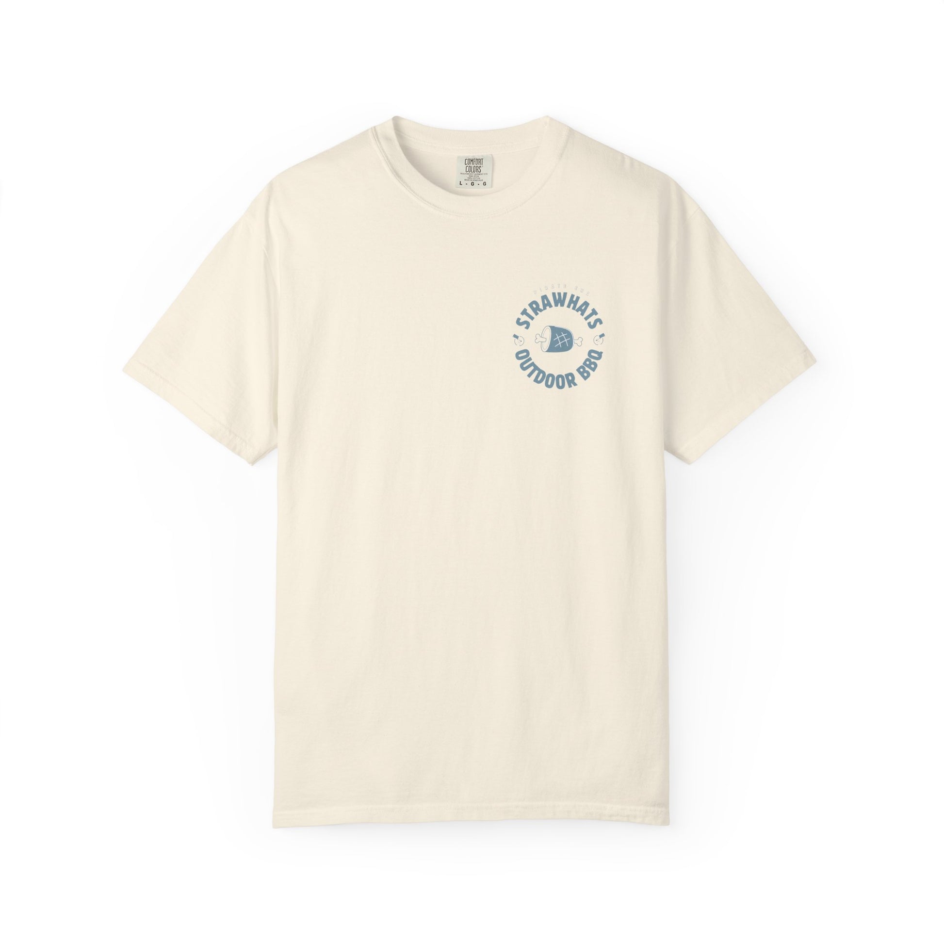 Strawhats Outdoor BBQ T-shirt | Ham Premium Cotton Backprint